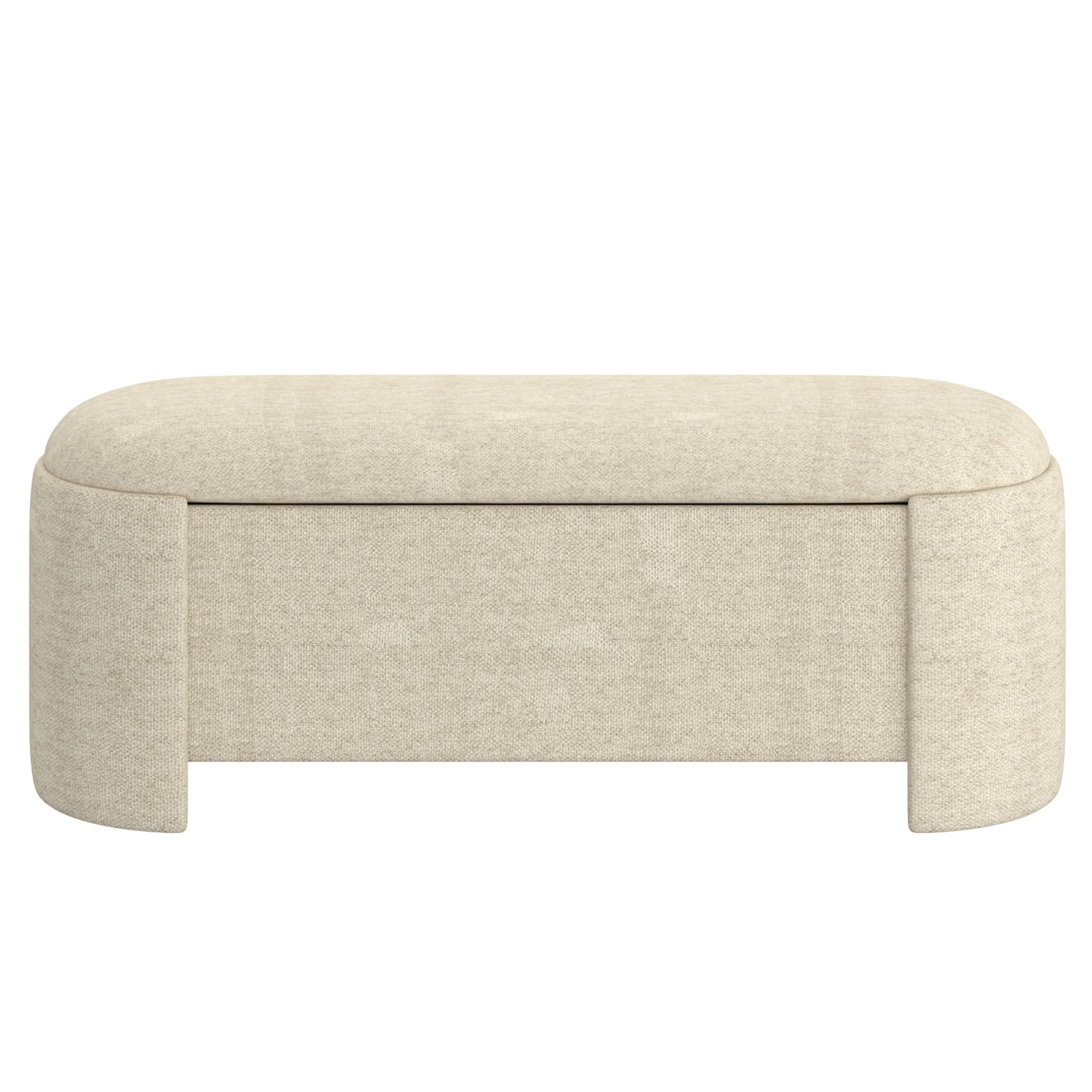 WorldwideDAPHNE - STORAGE OTTOMAN - BEIGE