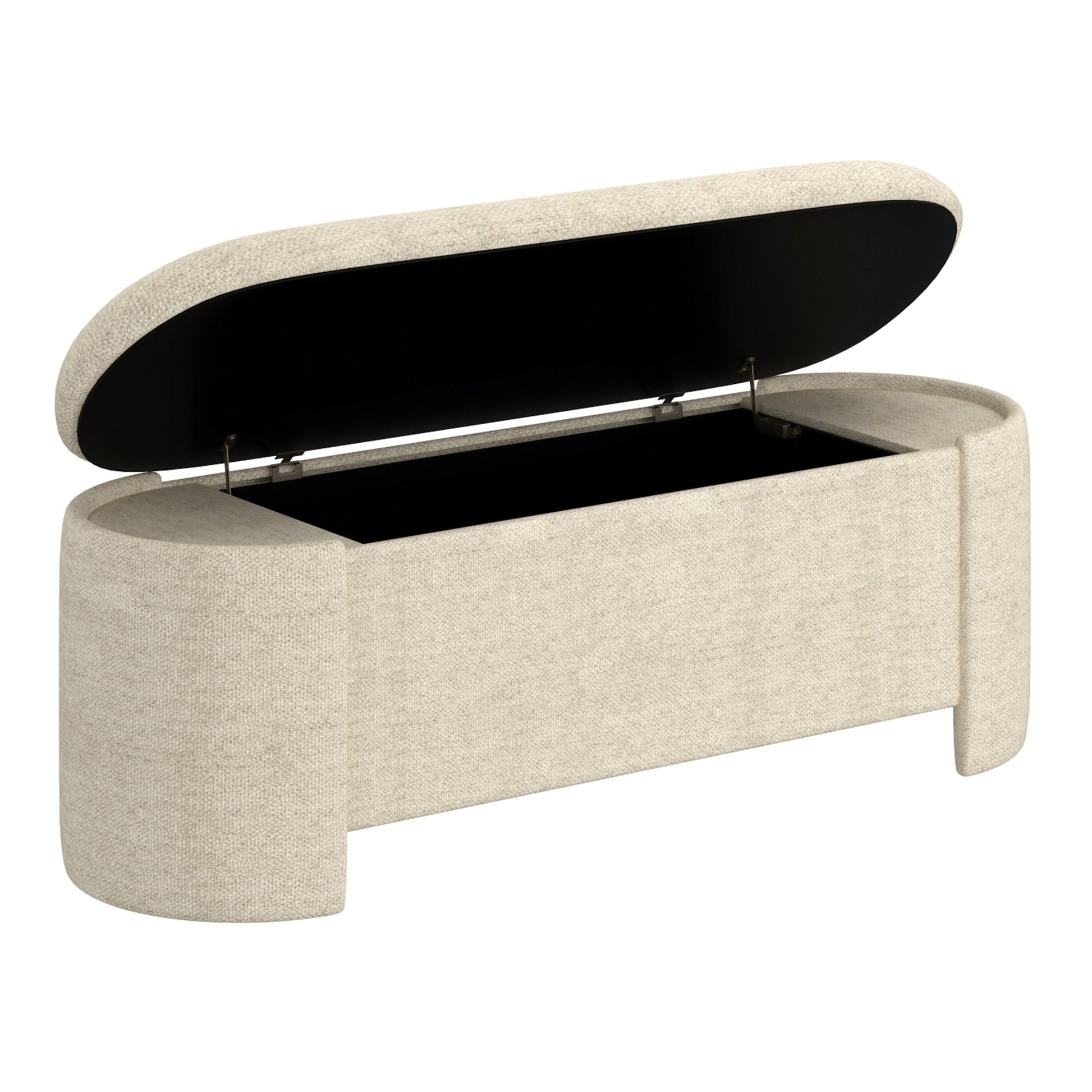 WorldwideDAPHNE - STORAGE OTTOMAN - BEIGE