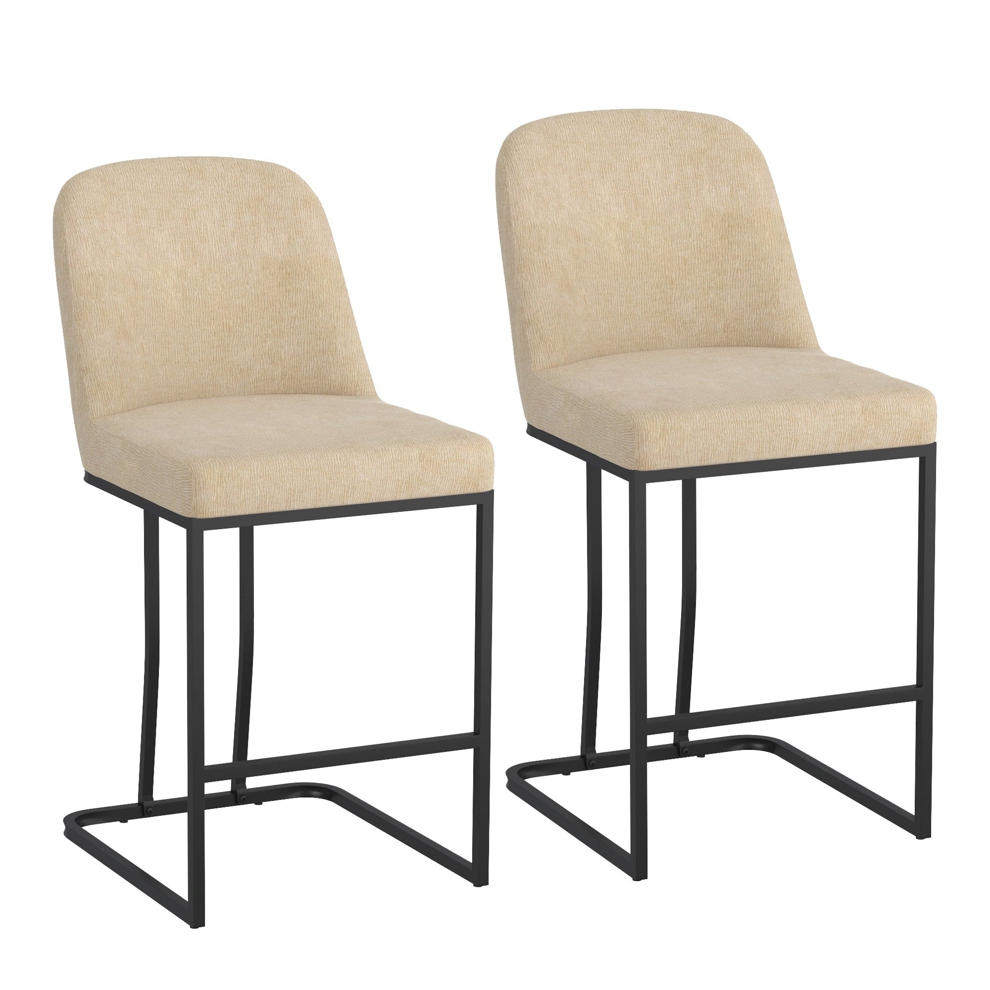 WorldwideDARIO - 26'' COUNTER STOOL - BEIGE