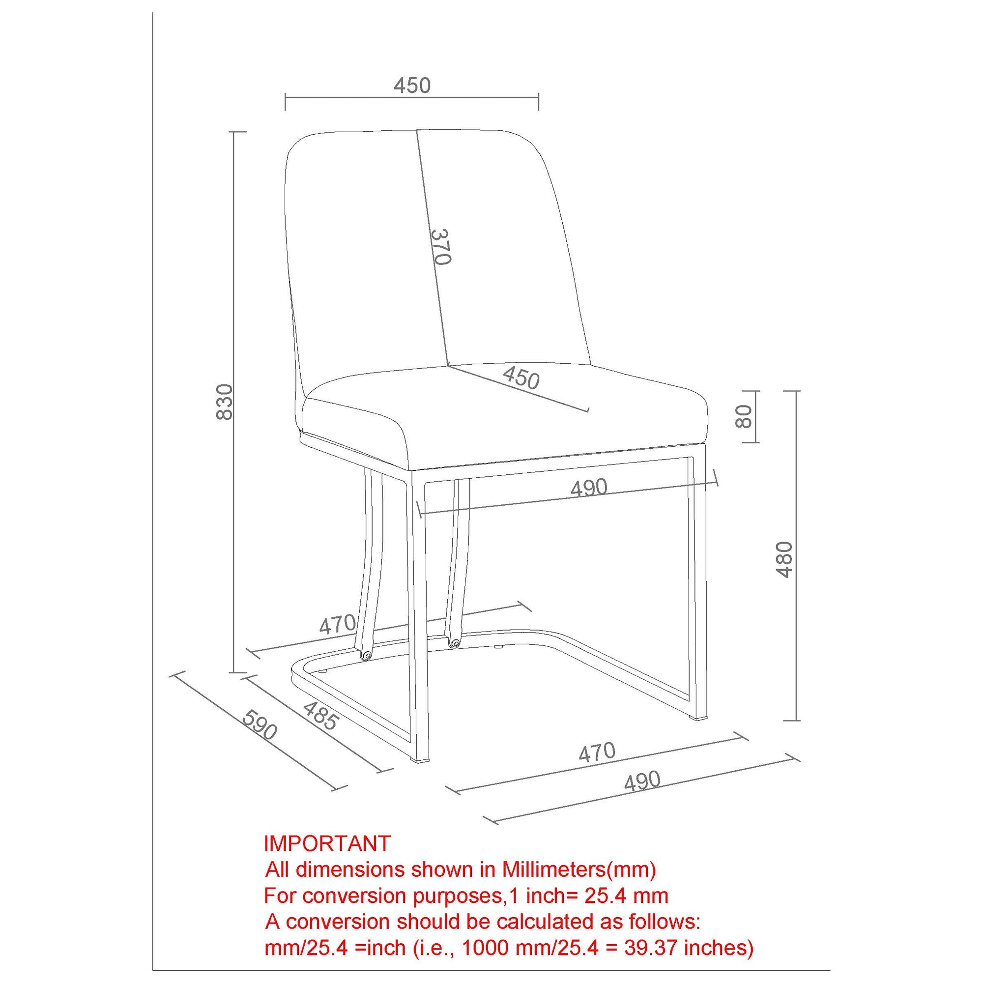 WorldwideDARIO - DINING CHAIR - BEIGE