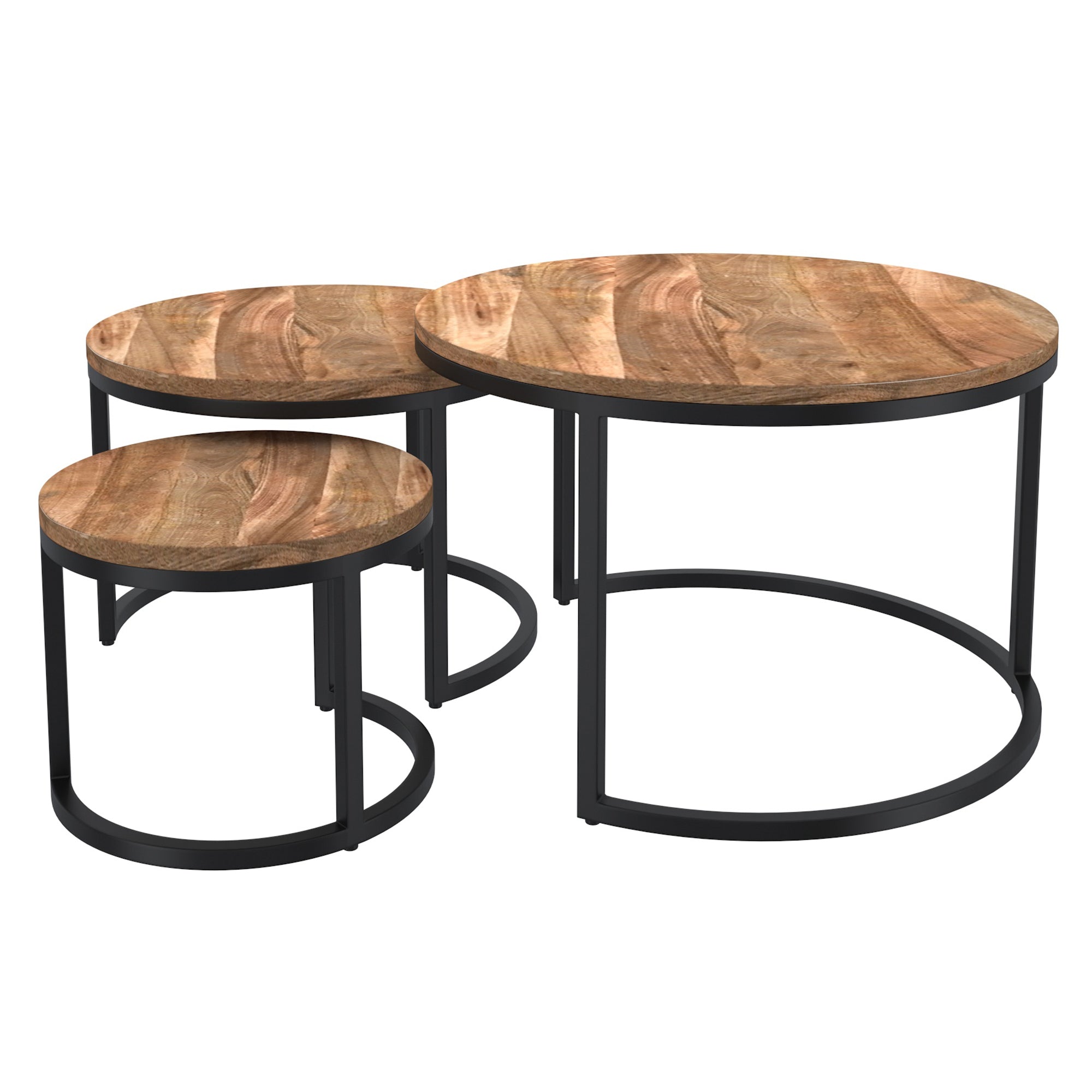 WorldwideDARSH - 3PC COFFEE TABLE - NATURAL