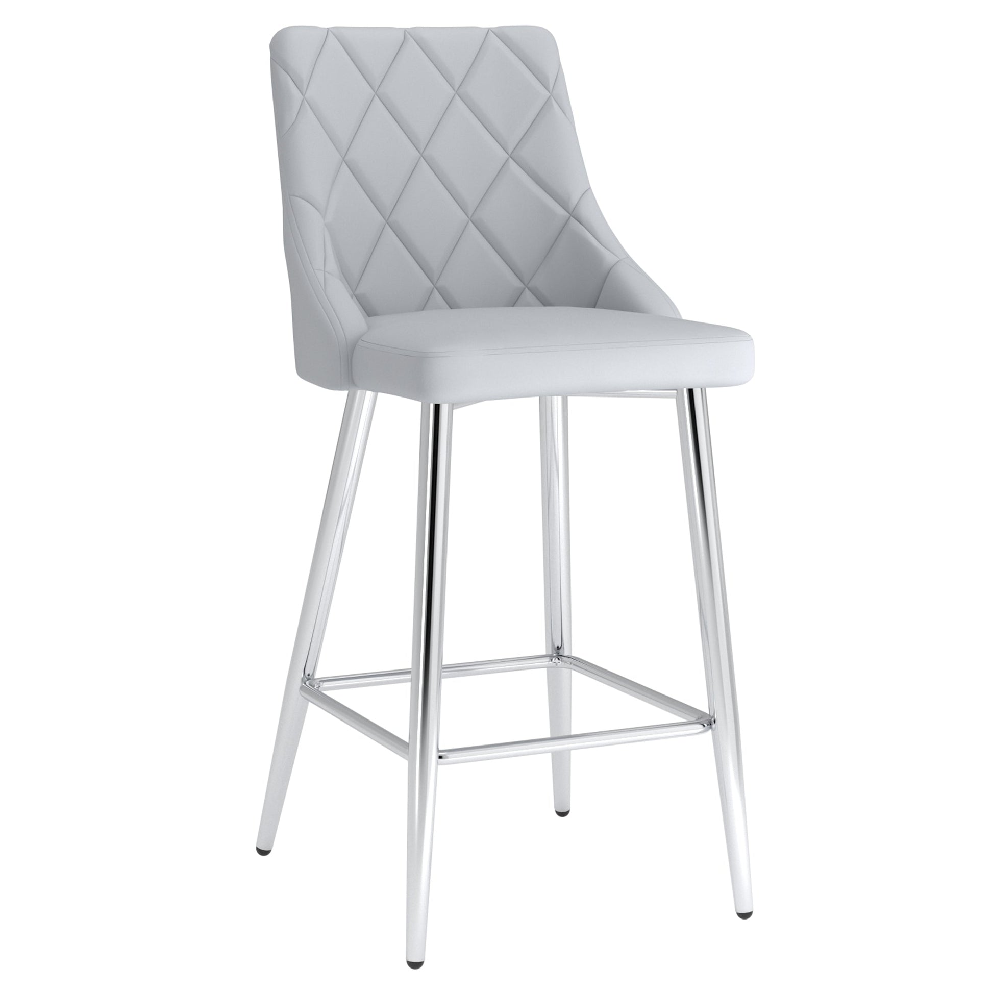 WorldwideDEVO - 26'' COUNTER STOOL - LIGHT GREY