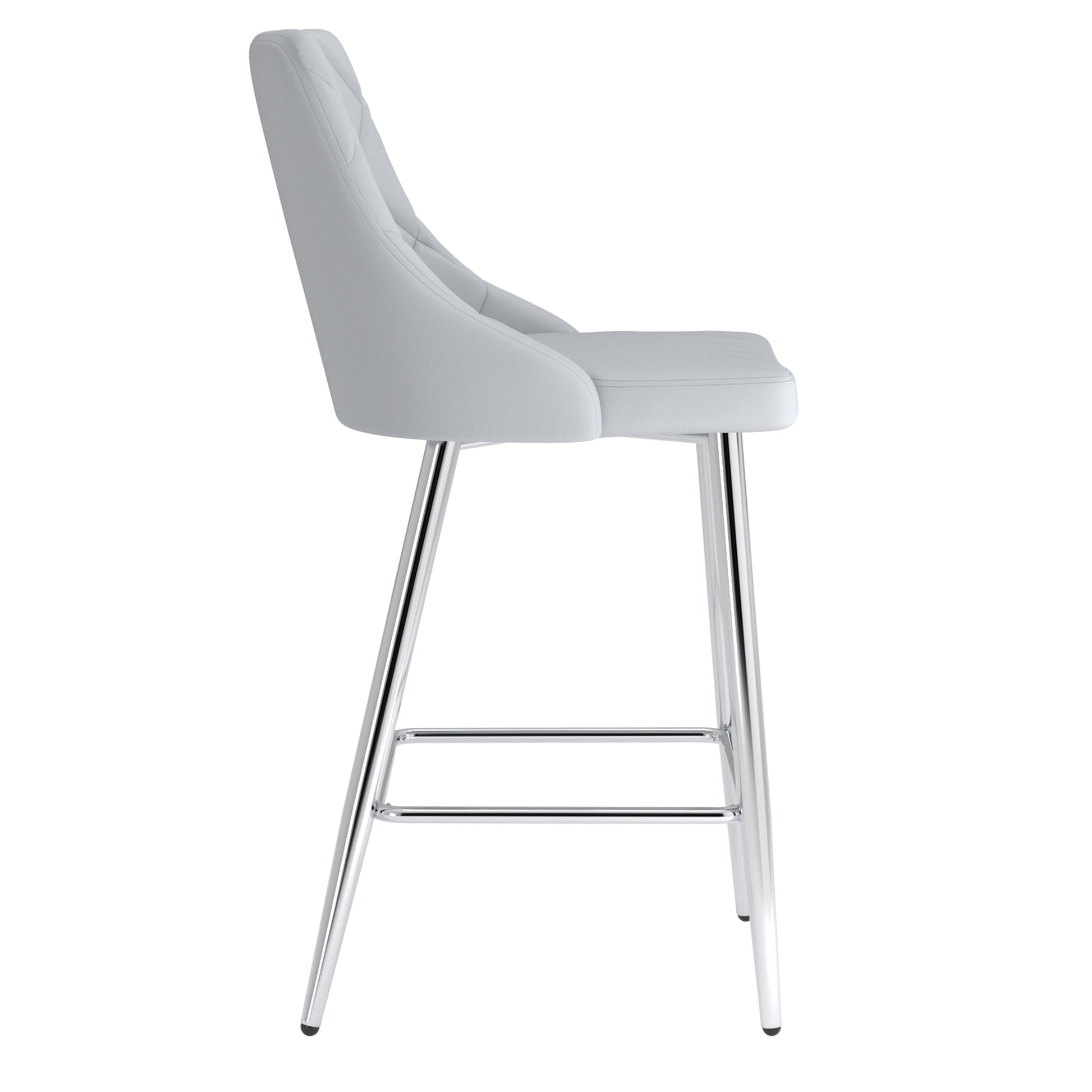 WorldwideDEVO - 26'' COUNTER STOOL - LIGHT GREY