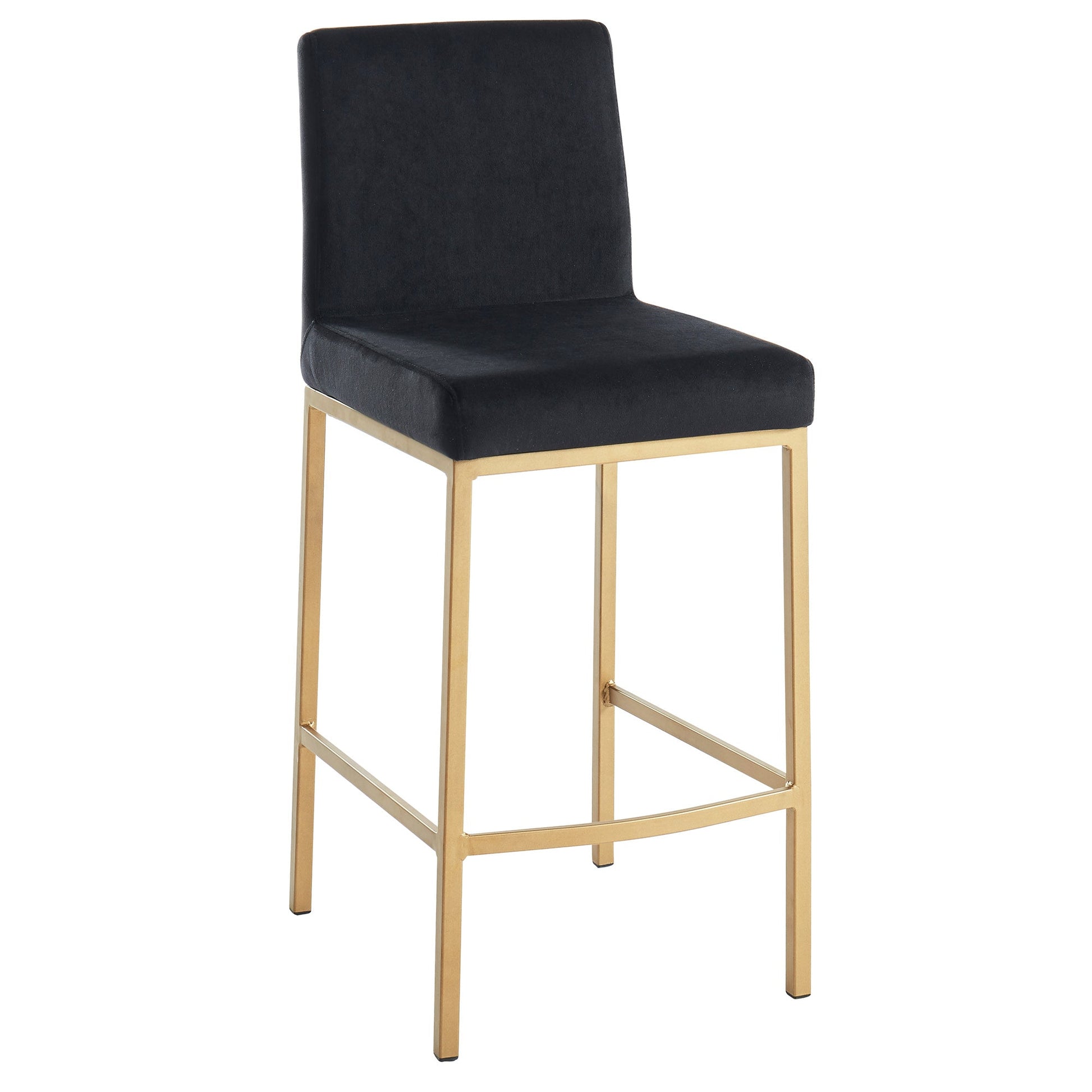 WorldwideDIEGO - 26" COUNTER STOOL - BLACK/AGED GOLD