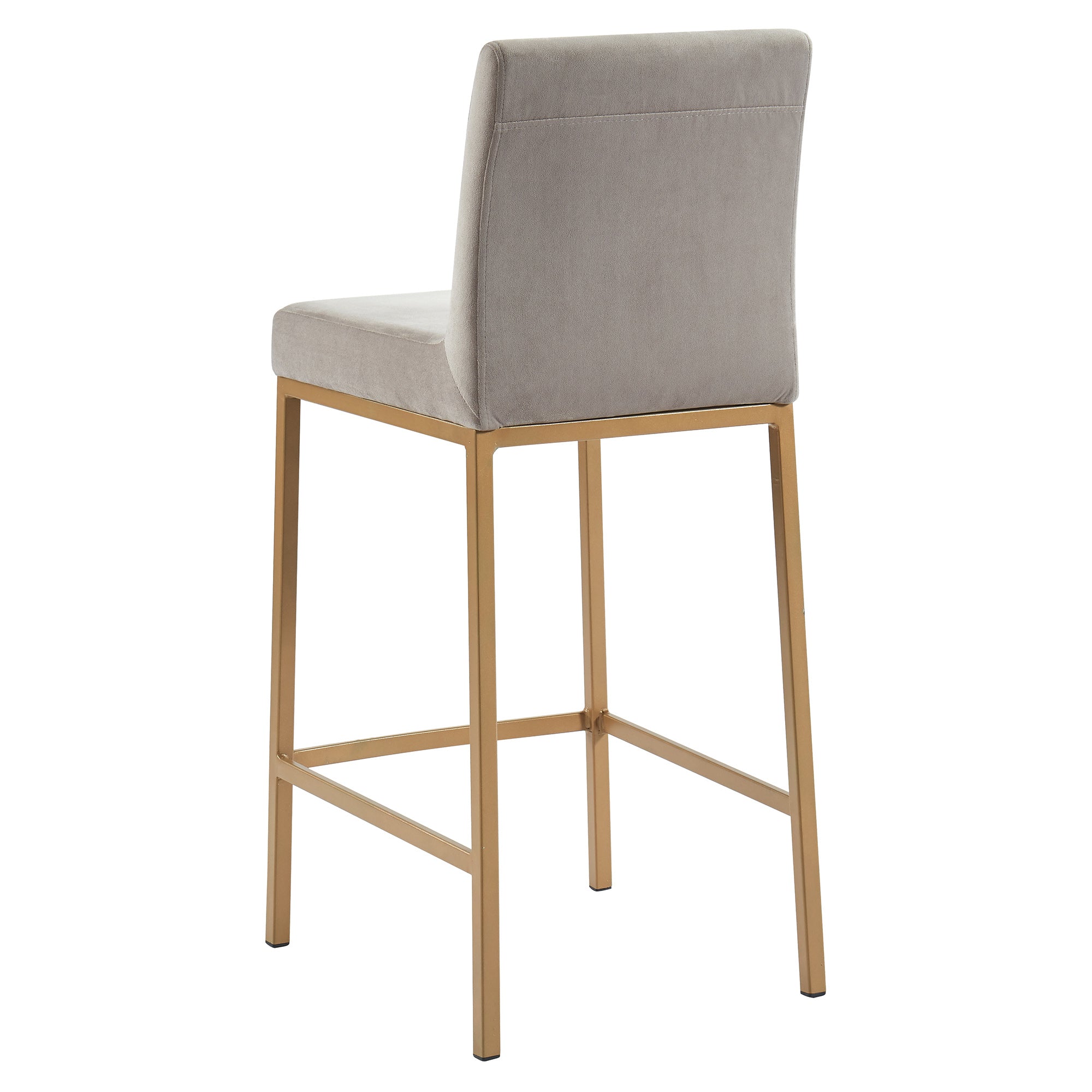 WorldwideDIEGO - 26" COUNTER STOOL - GREY/AGED GOLD