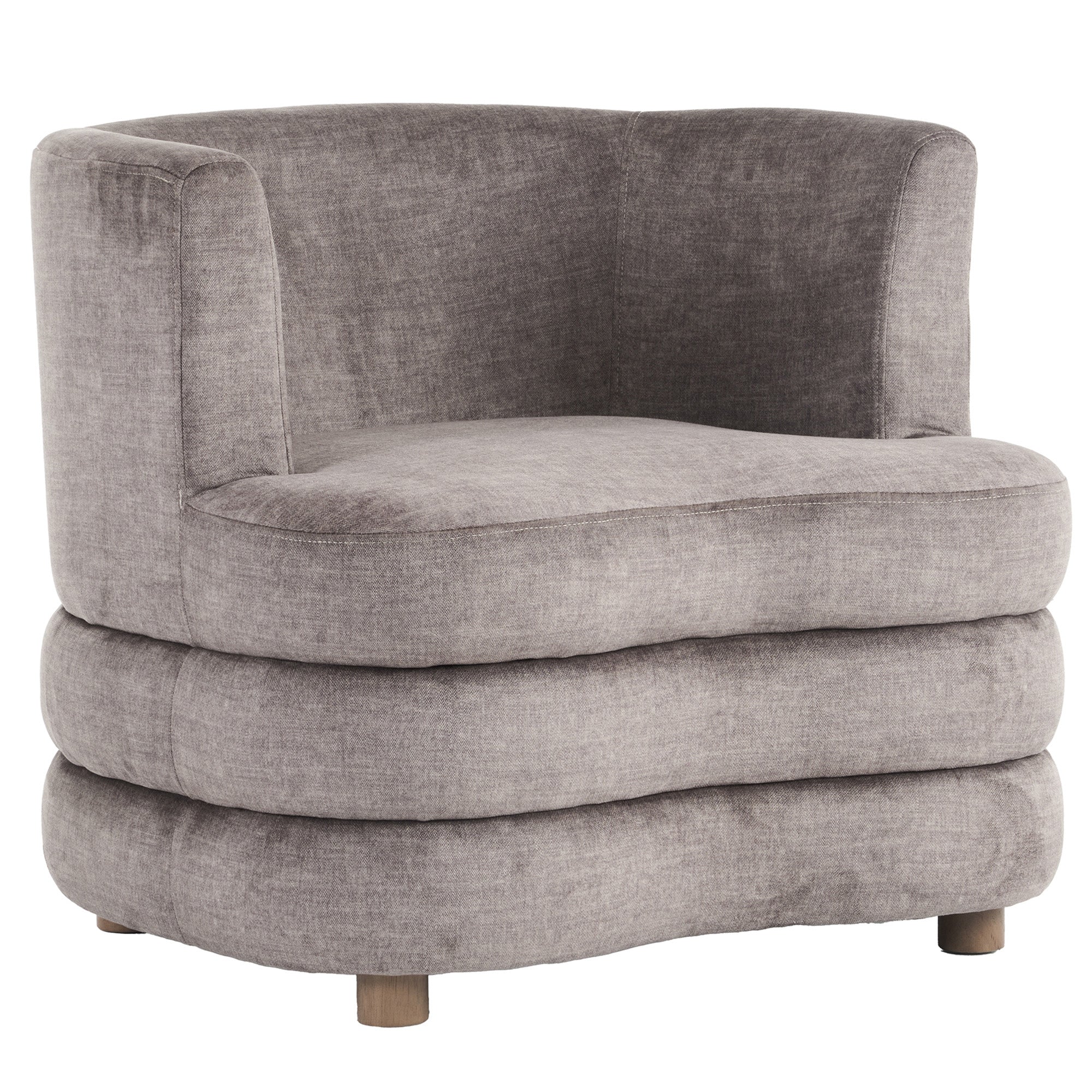 WorldwideDORIAN - ACCENT CHAIR - DARK TAUPE