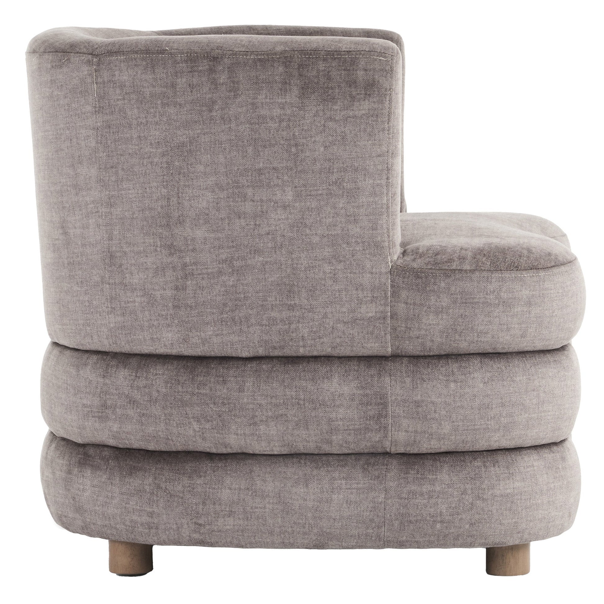 WorldwideDORIAN - ACCENT CHAIR - DARK TAUPE