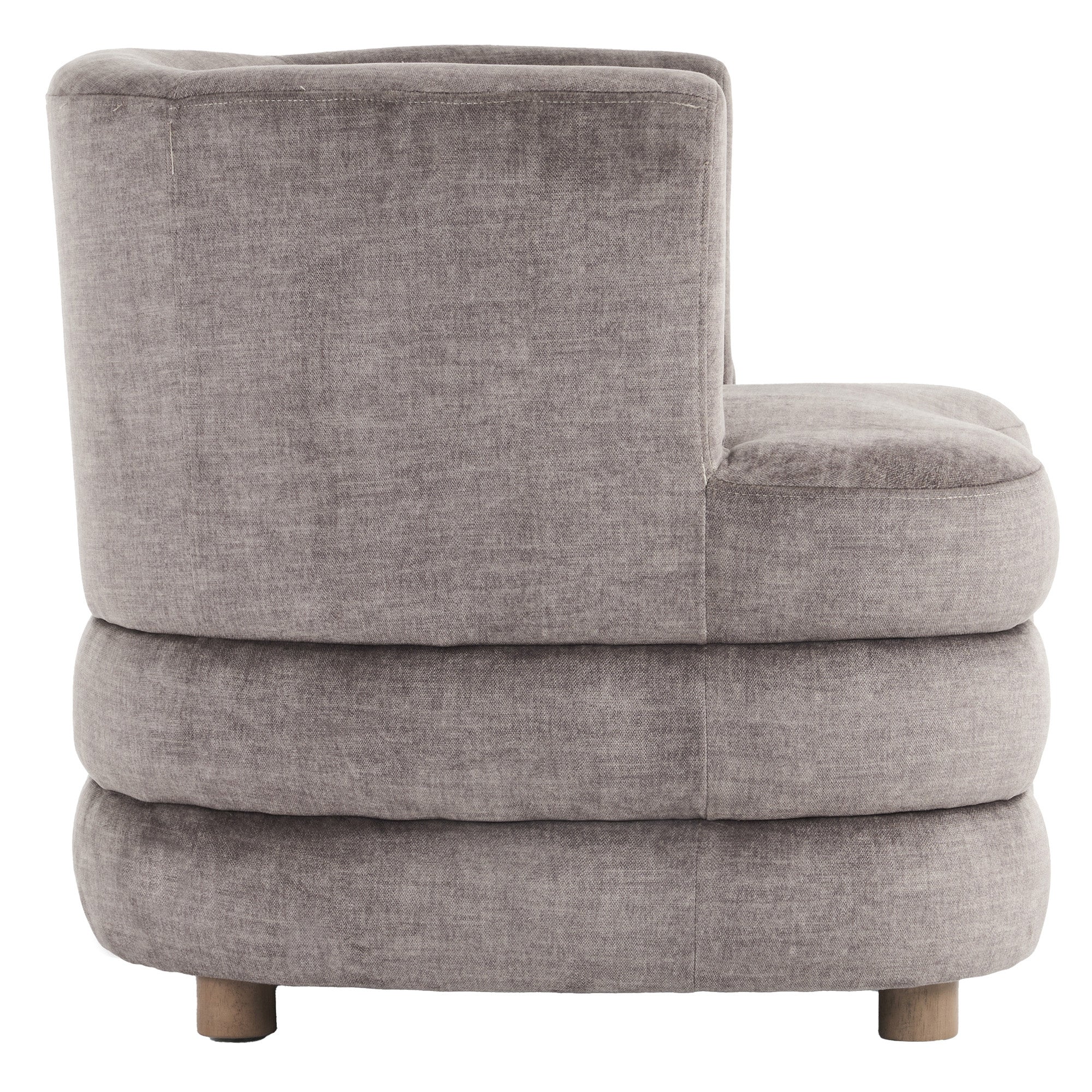 WorldwideDORIAN - ACCENT CHAIR - DARK TAUPE