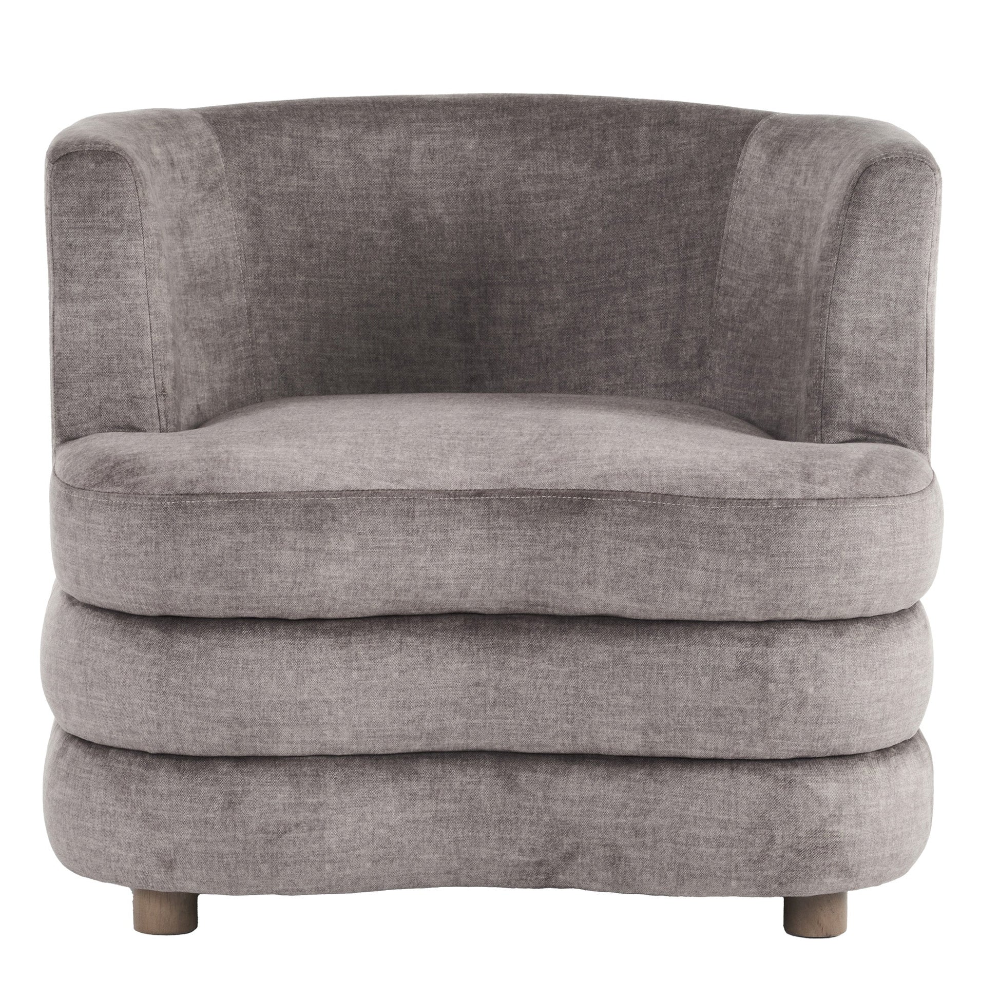 WorldwideDORIAN - ACCENT CHAIR - DARK TAUPE