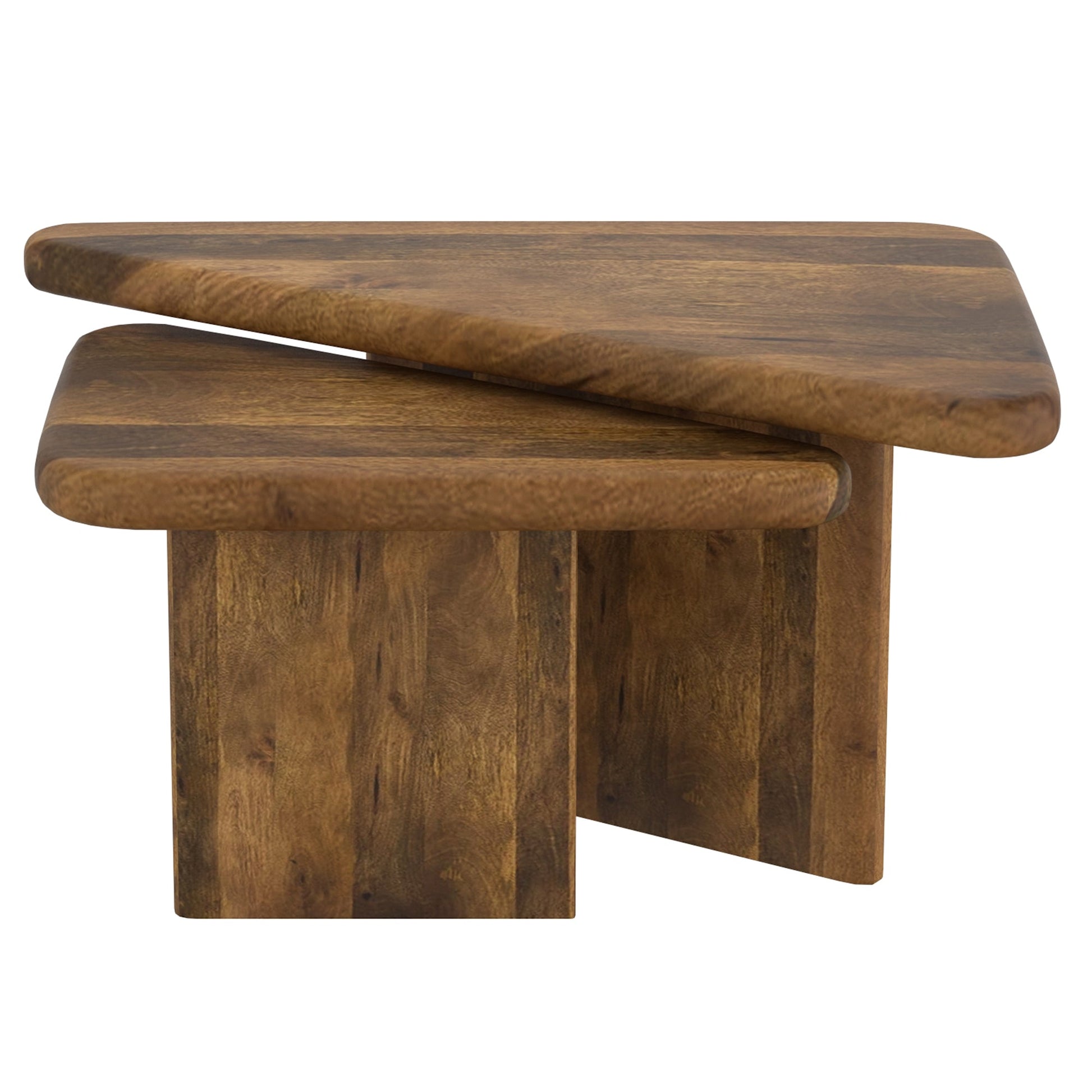 WorldwideDRACO - 2PC COFFEE TABLE - WALNUT