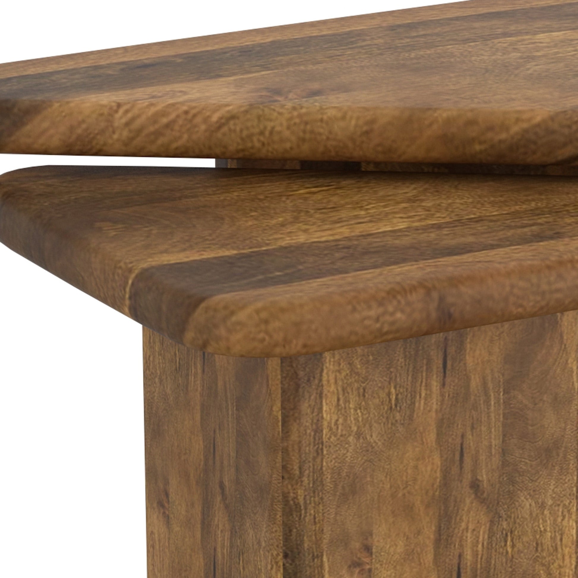 WorldwideDRACO - 2PC COFFEE TABLE - WALNUT