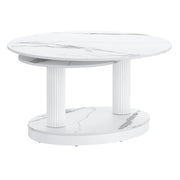 WorldwideELARA - COFFEE TABLE - WHITE