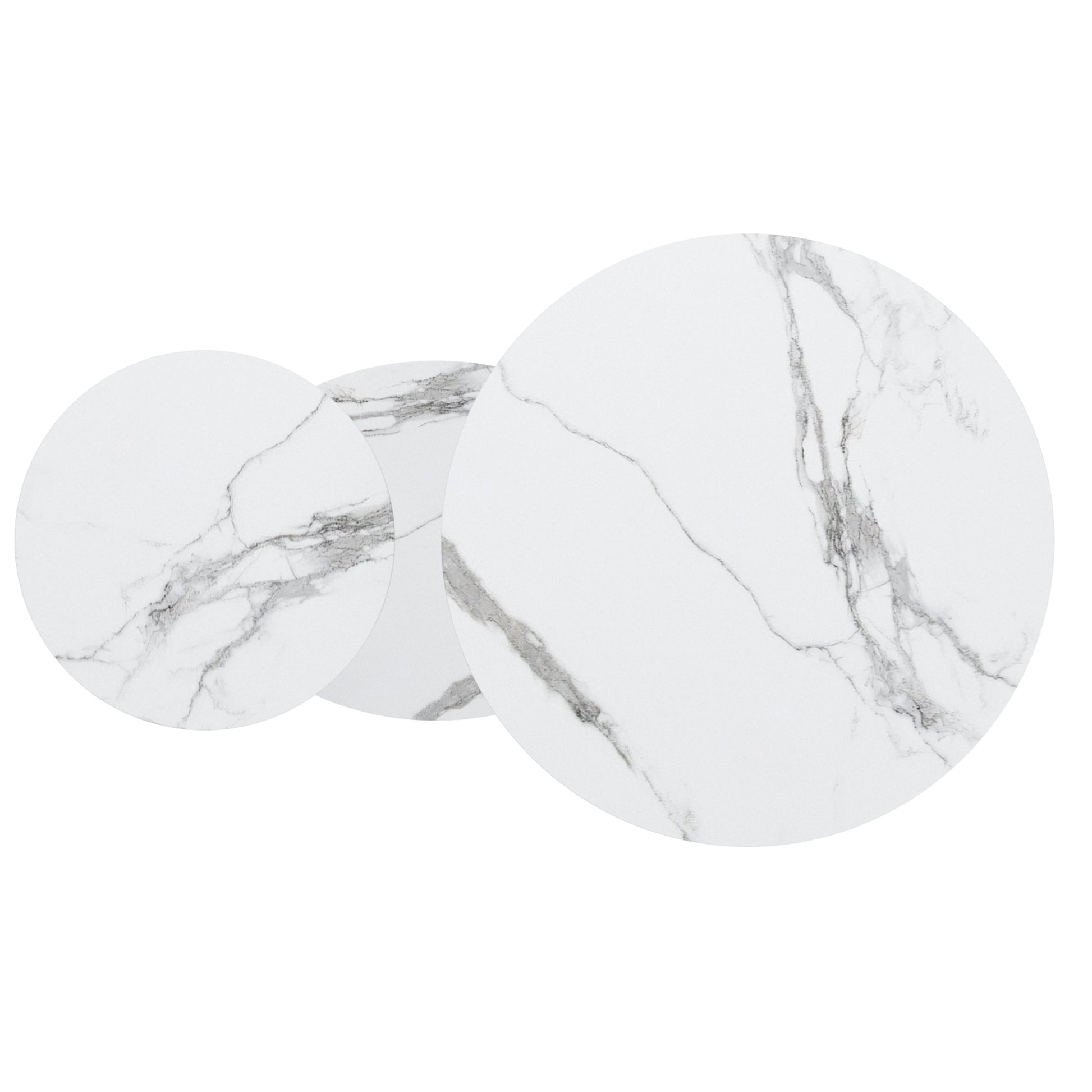 WorldwideELARA - COFFEE TABLE - WHITE