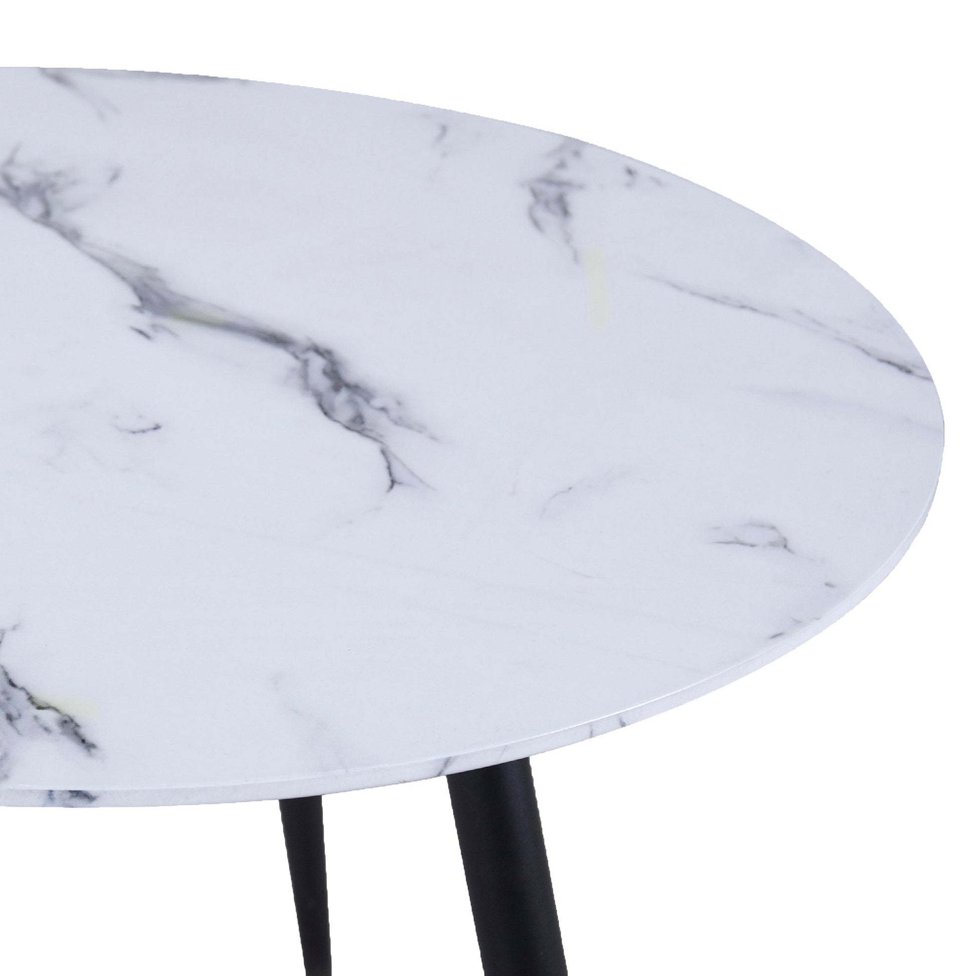 WorldwideEMERY - ACCENT TABLE - WHITE