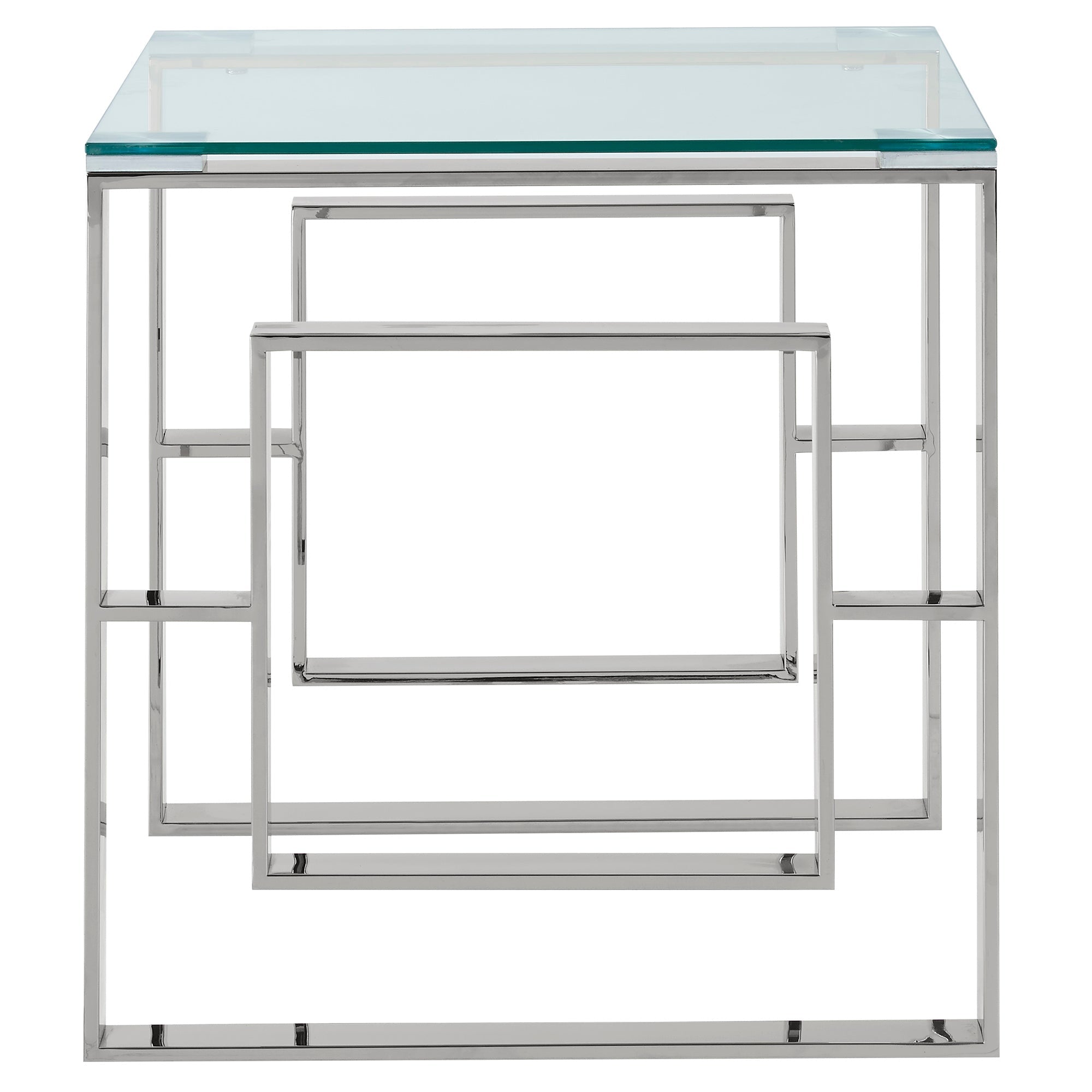 WorldwideEROS - ACCENT TABLE - SILVER