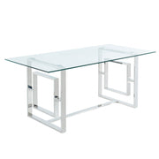 WorldwideEROS - DINING TABLE - SILVER
