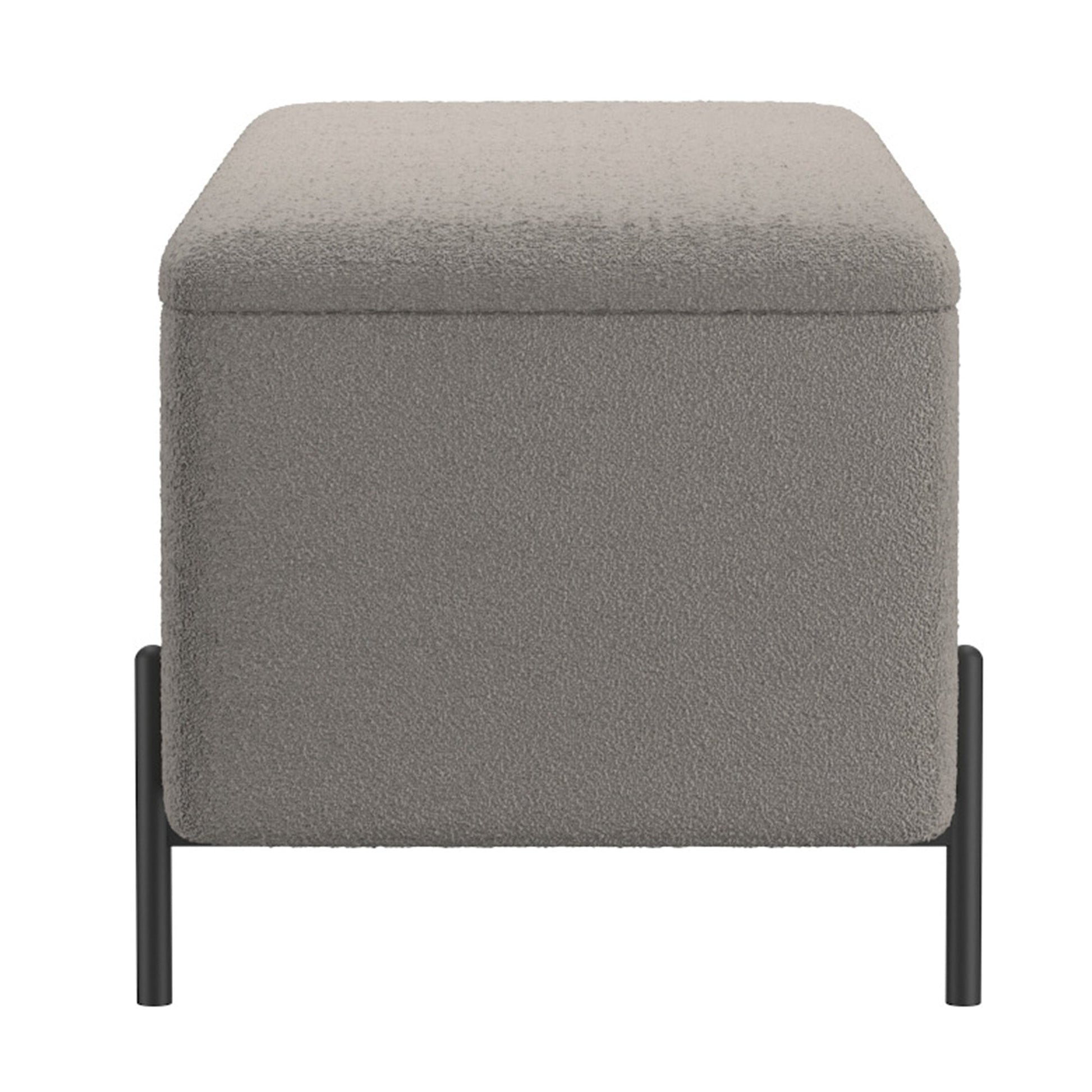 WorldwideERZO - STORAGE OTTOMAN - WARM GREY