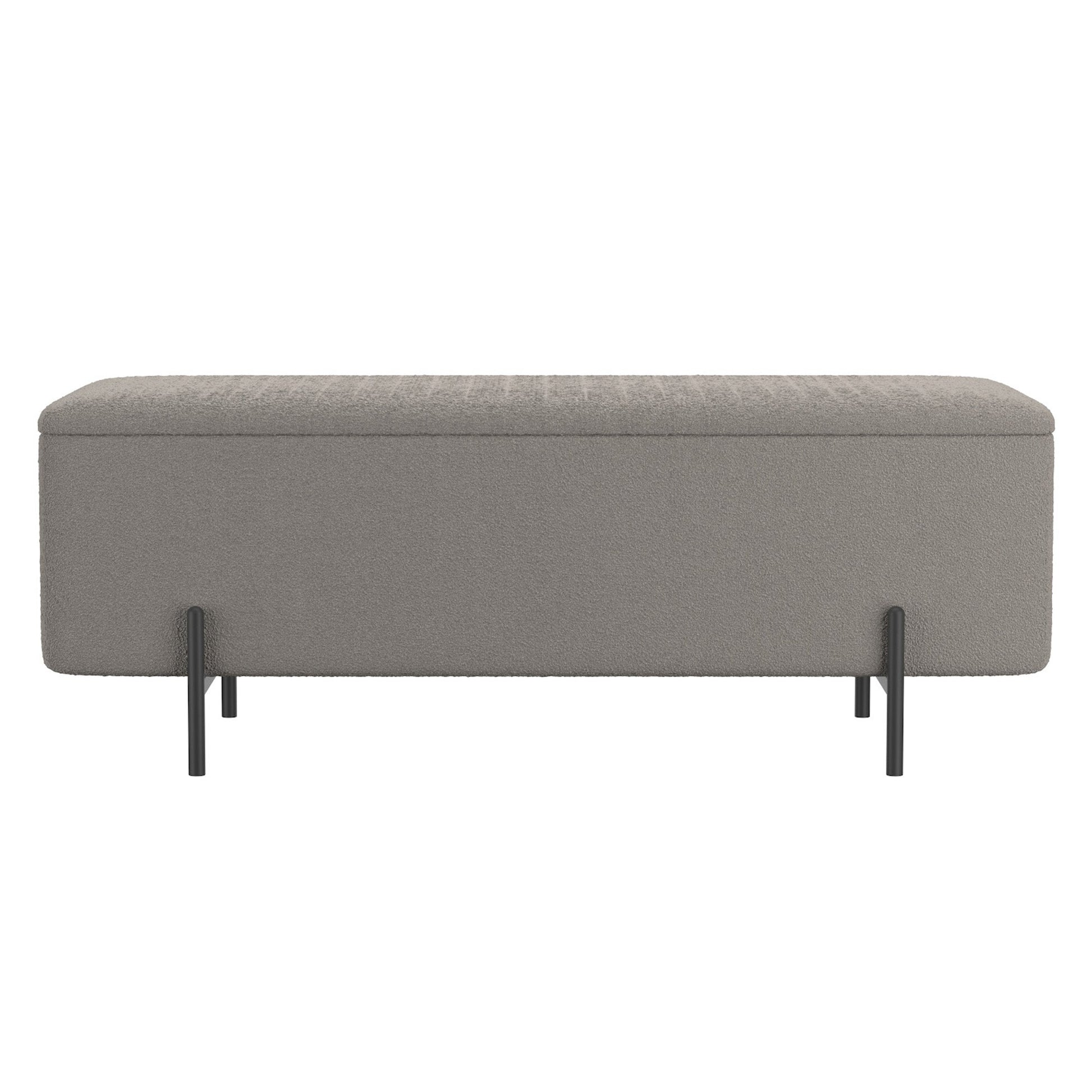 WorldwideERZO - STORAGE OTTOMAN - WARM GREY