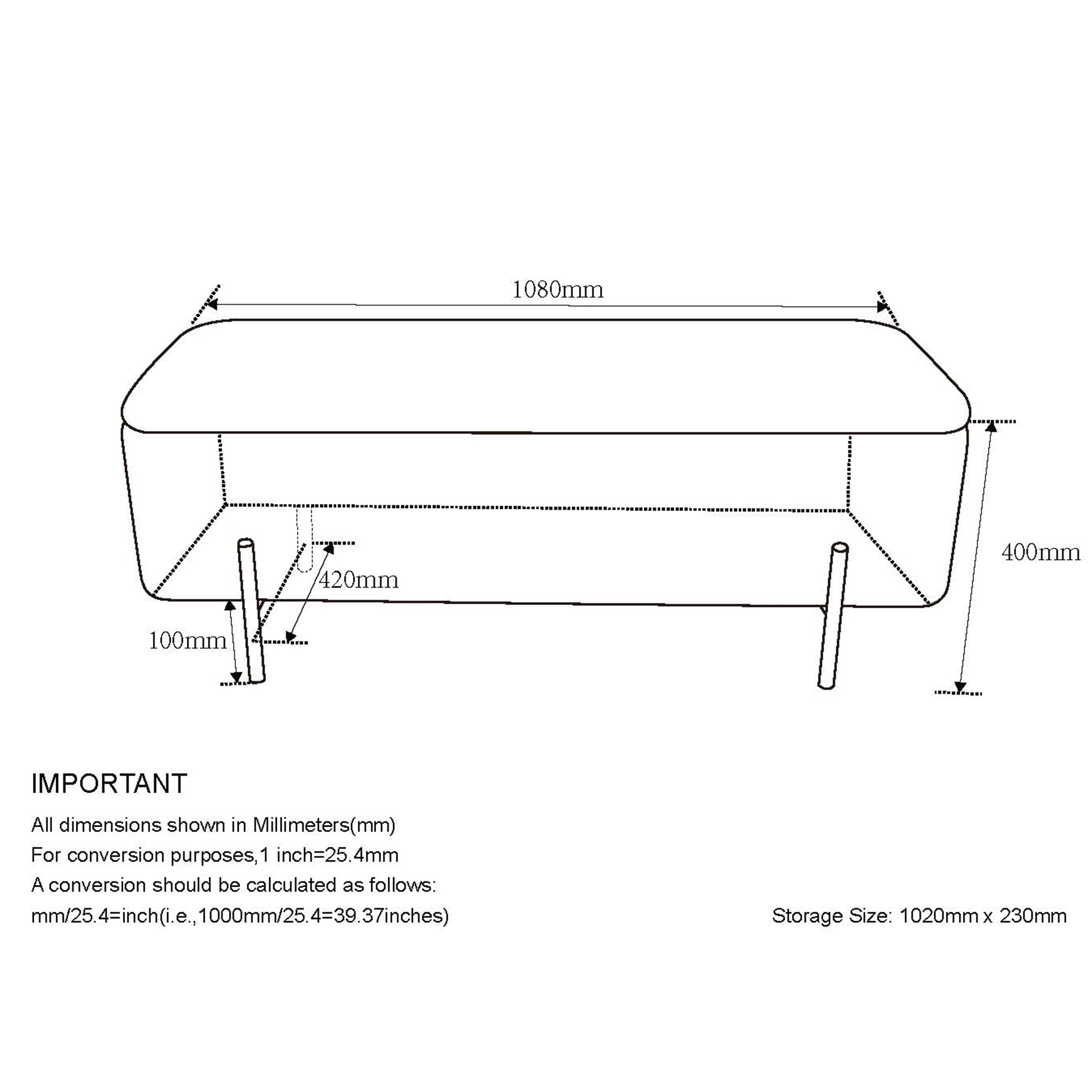 WorldwideERZO - STORAGE OTTOMAN - WARM GREY
