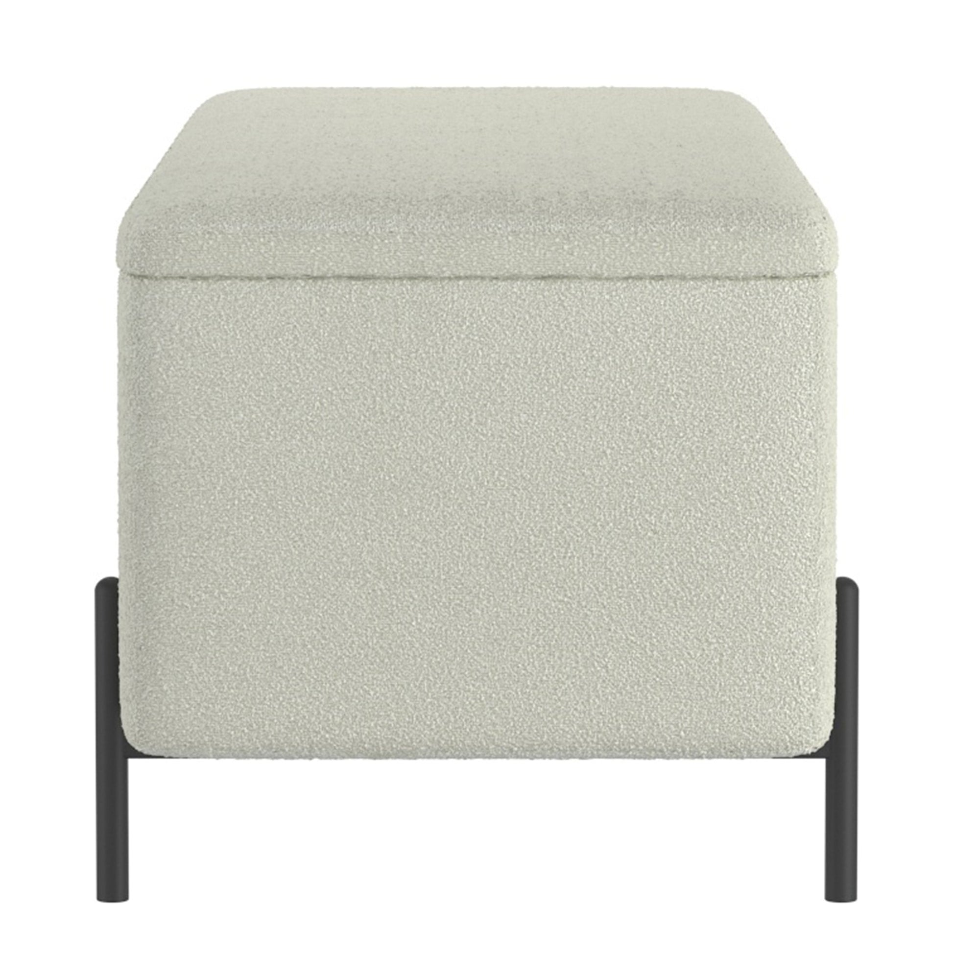 WorldwideERZO - STORAGE OTTOMAN - WHITE