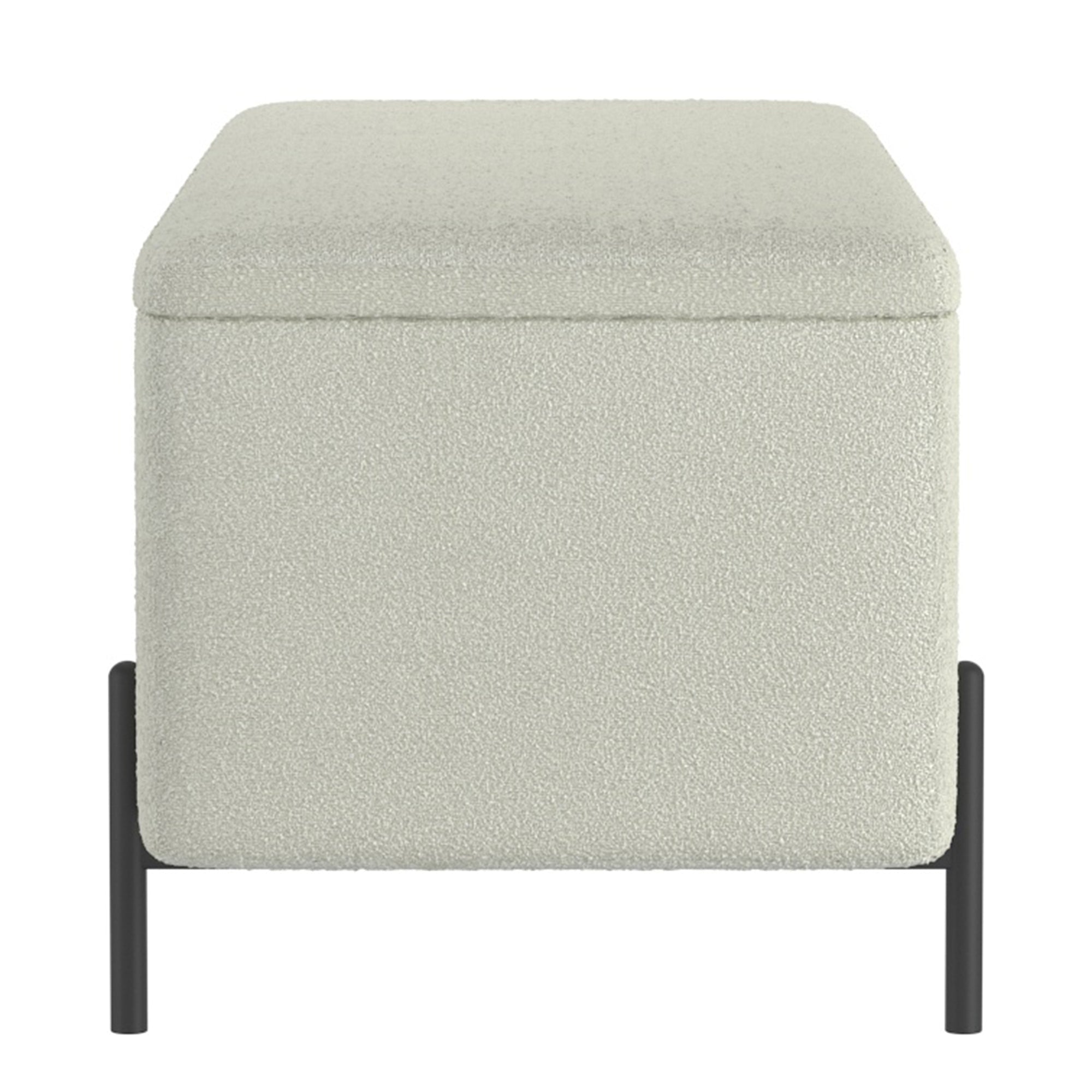 WorldwideERZO - STORAGE OTTOMAN - WHITE
