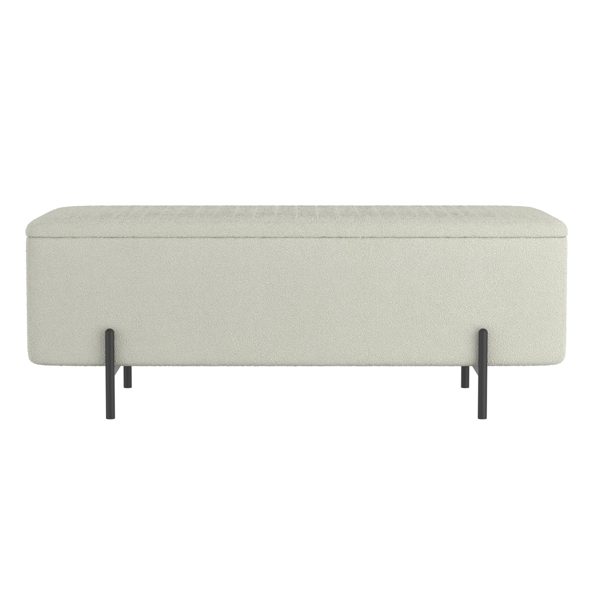 WorldwideERZO - STORAGE OTTOMAN - WHITE
