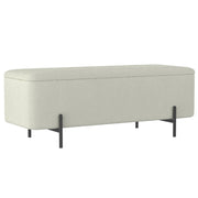 WorldwideERZO - STORAGE OTTOMAN - WHITE