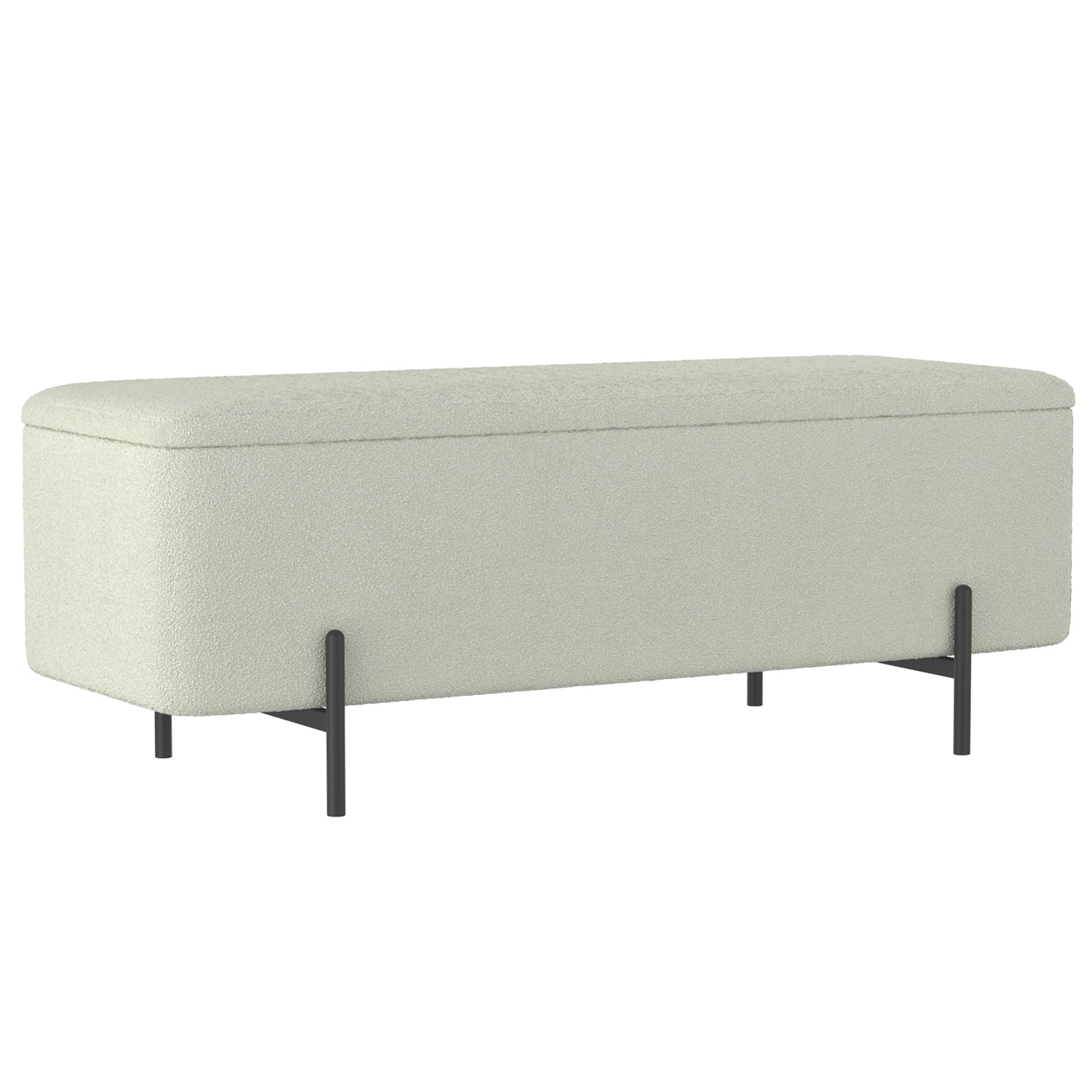 WorldwideERZO - STORAGE OTTOMAN - WHITE