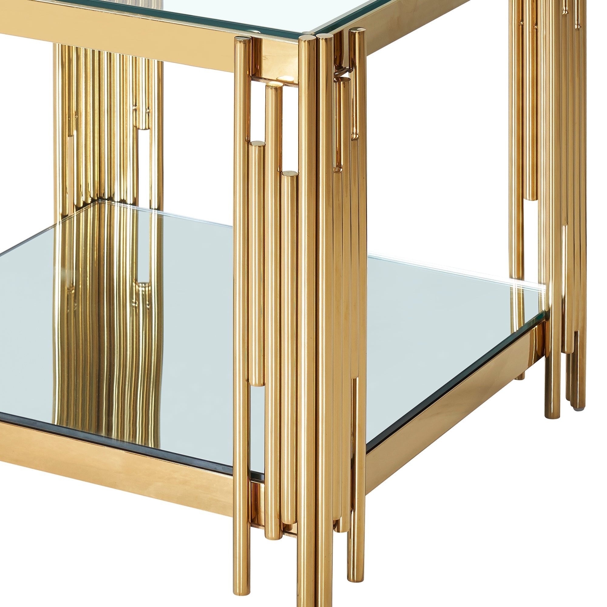 WorldwideESTREL - ACCENT TABLE LARGE - GOLD