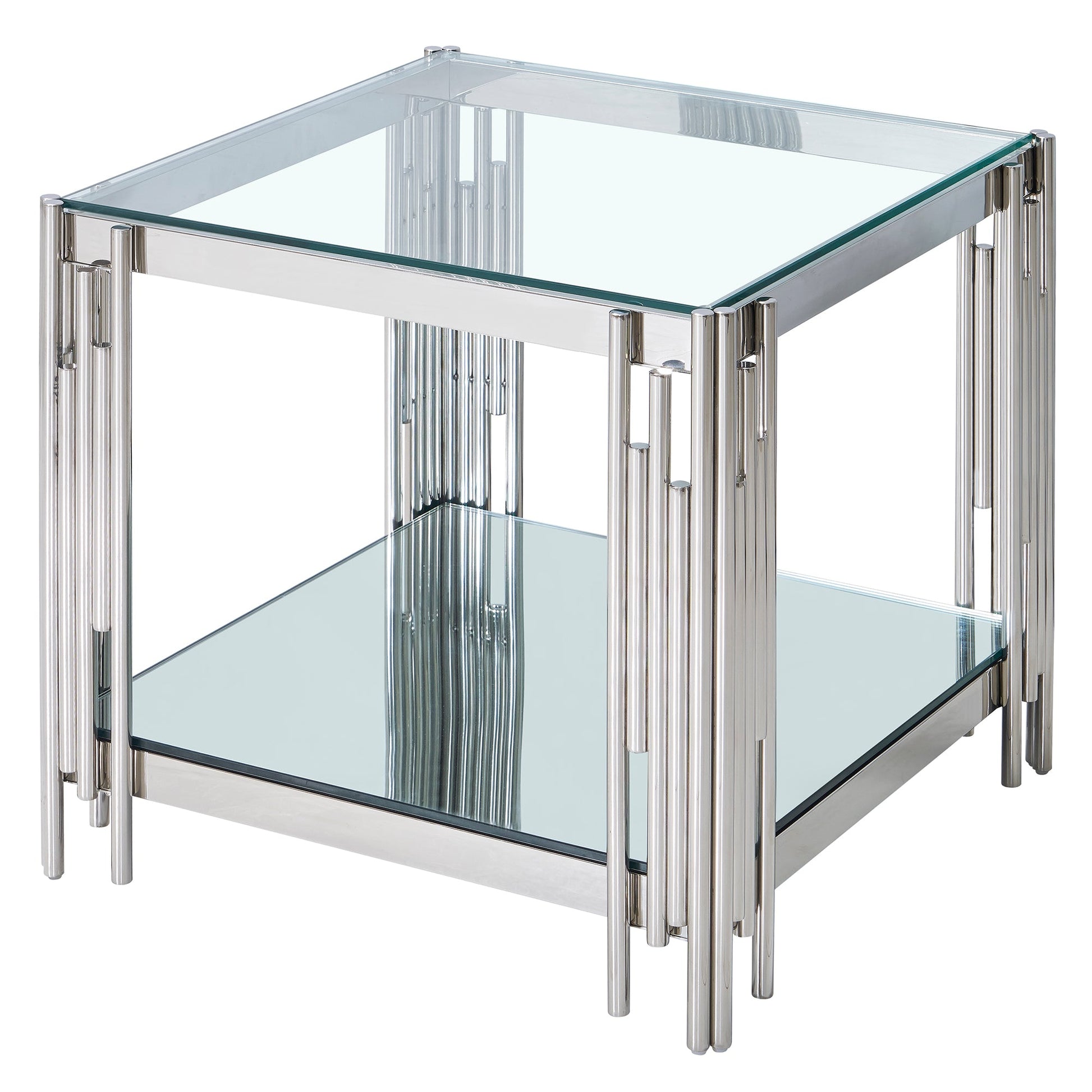 WorldwideESTREL - ACCENT TABLE LARGE - SILVER