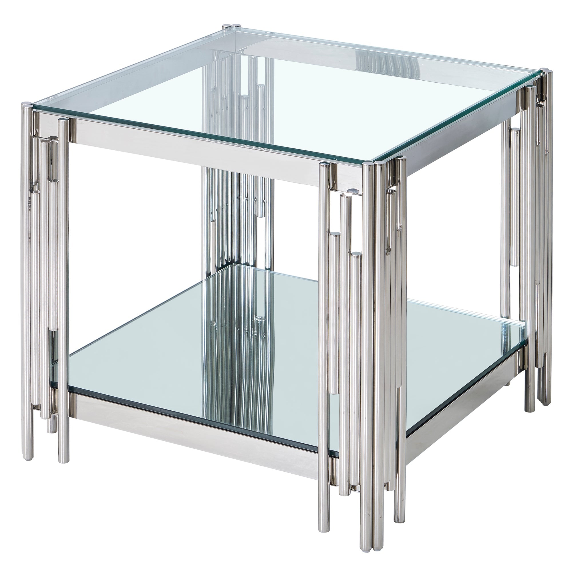 WorldwideESTREL - ACCENT TABLE LARGE - SILVER