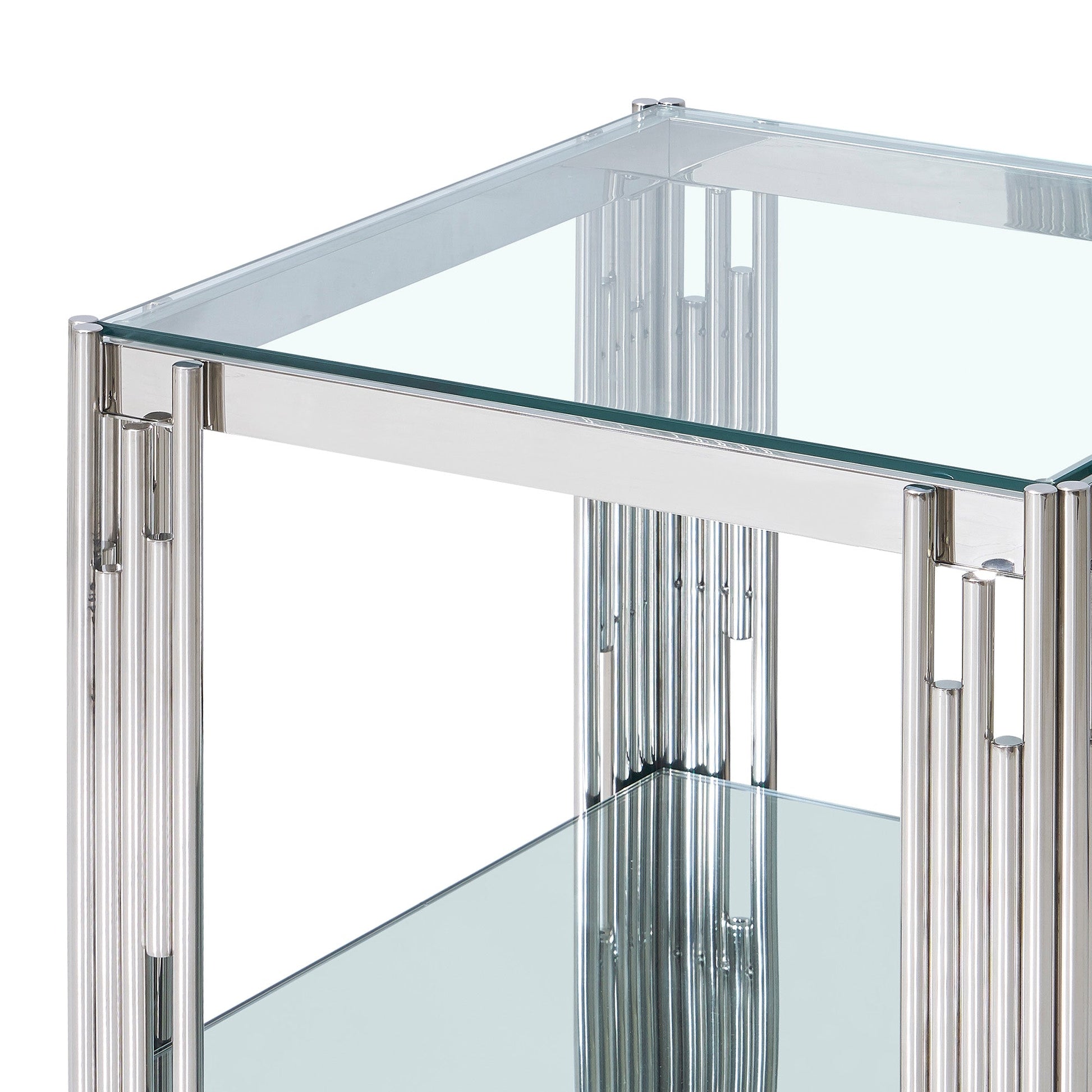 WorldwideESTREL - ACCENT TABLE LARGE - SILVER