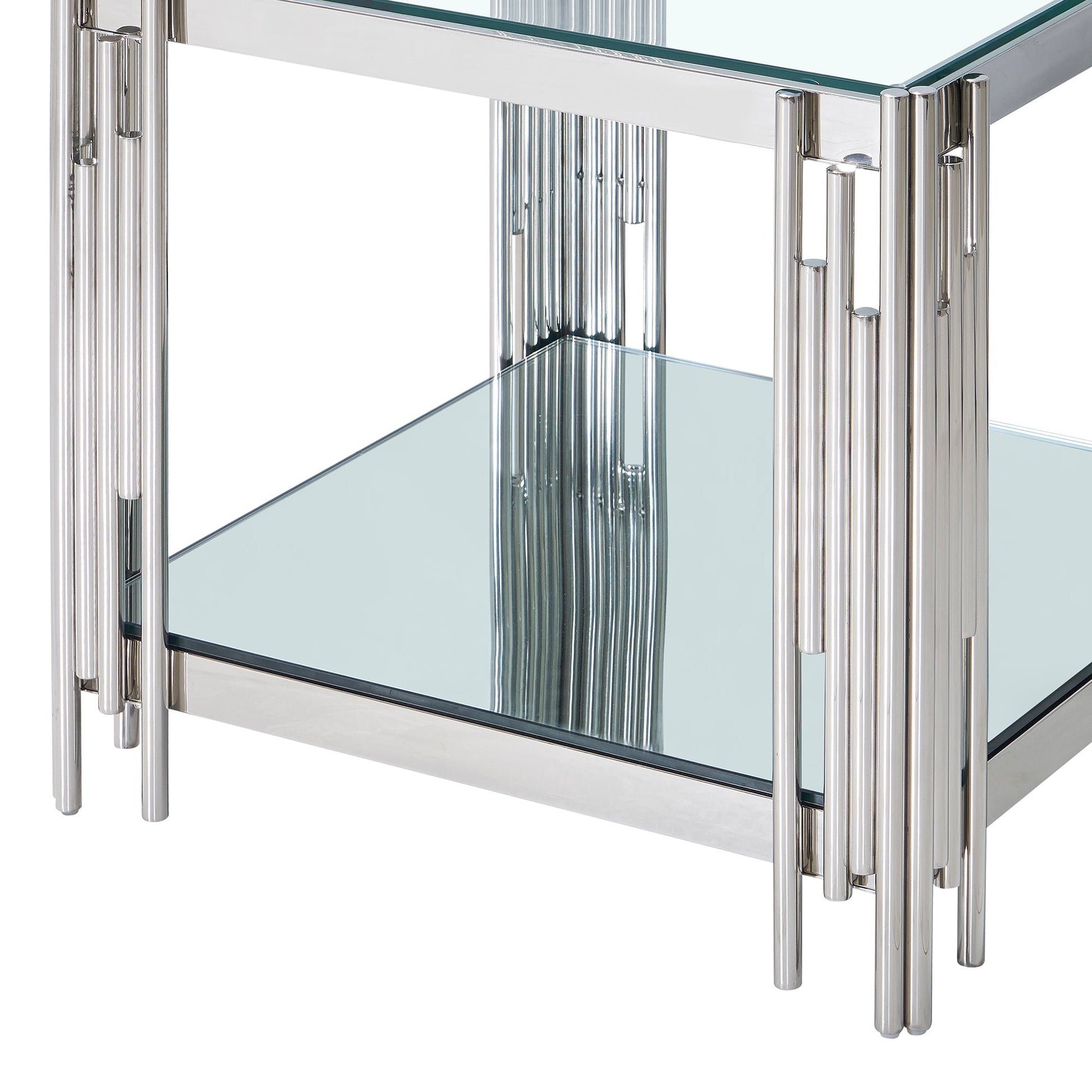 WorldwideESTREL - ACCENT TABLE LARGE - SILVER