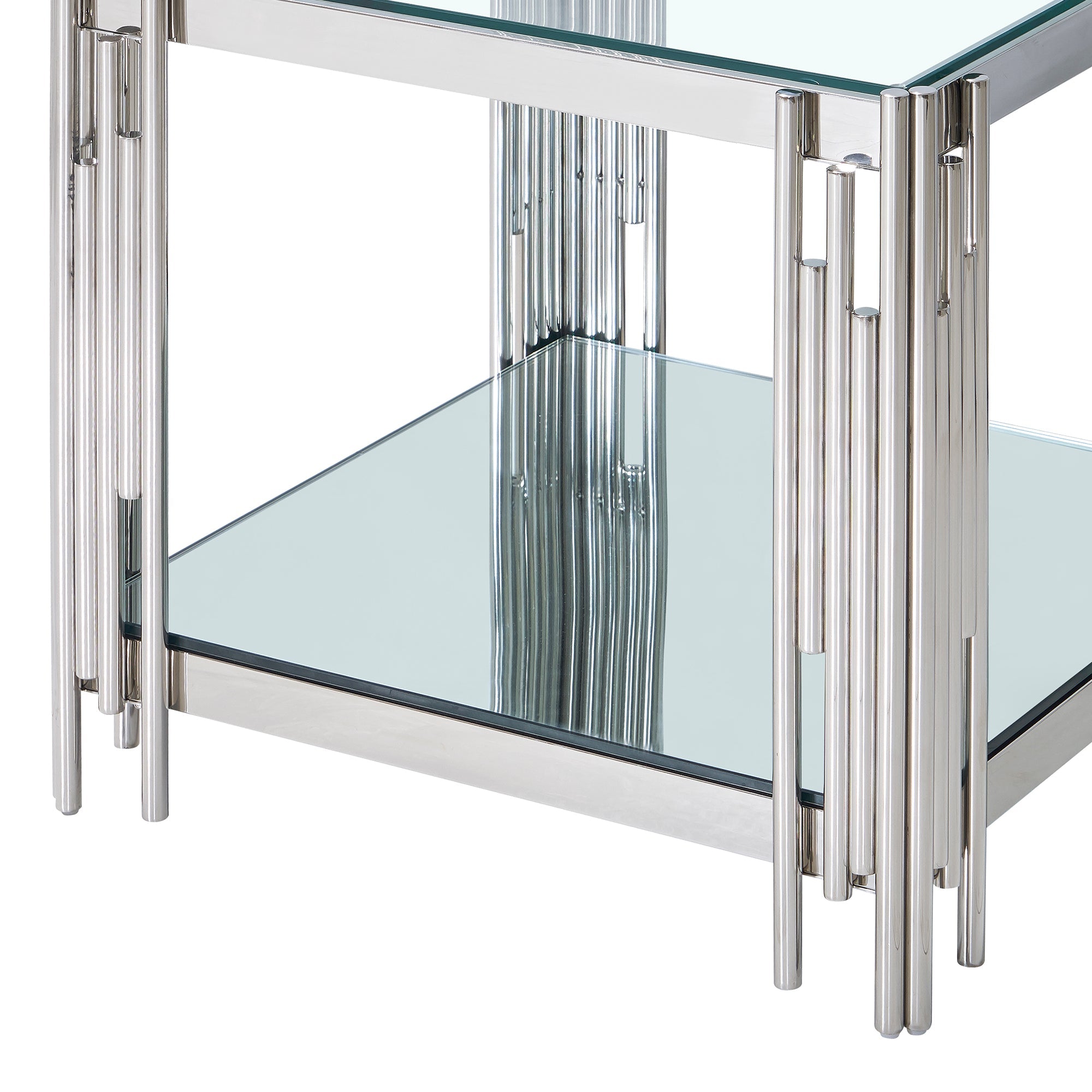 WorldwideESTREL - ACCENT TABLE LARGE - SILVER