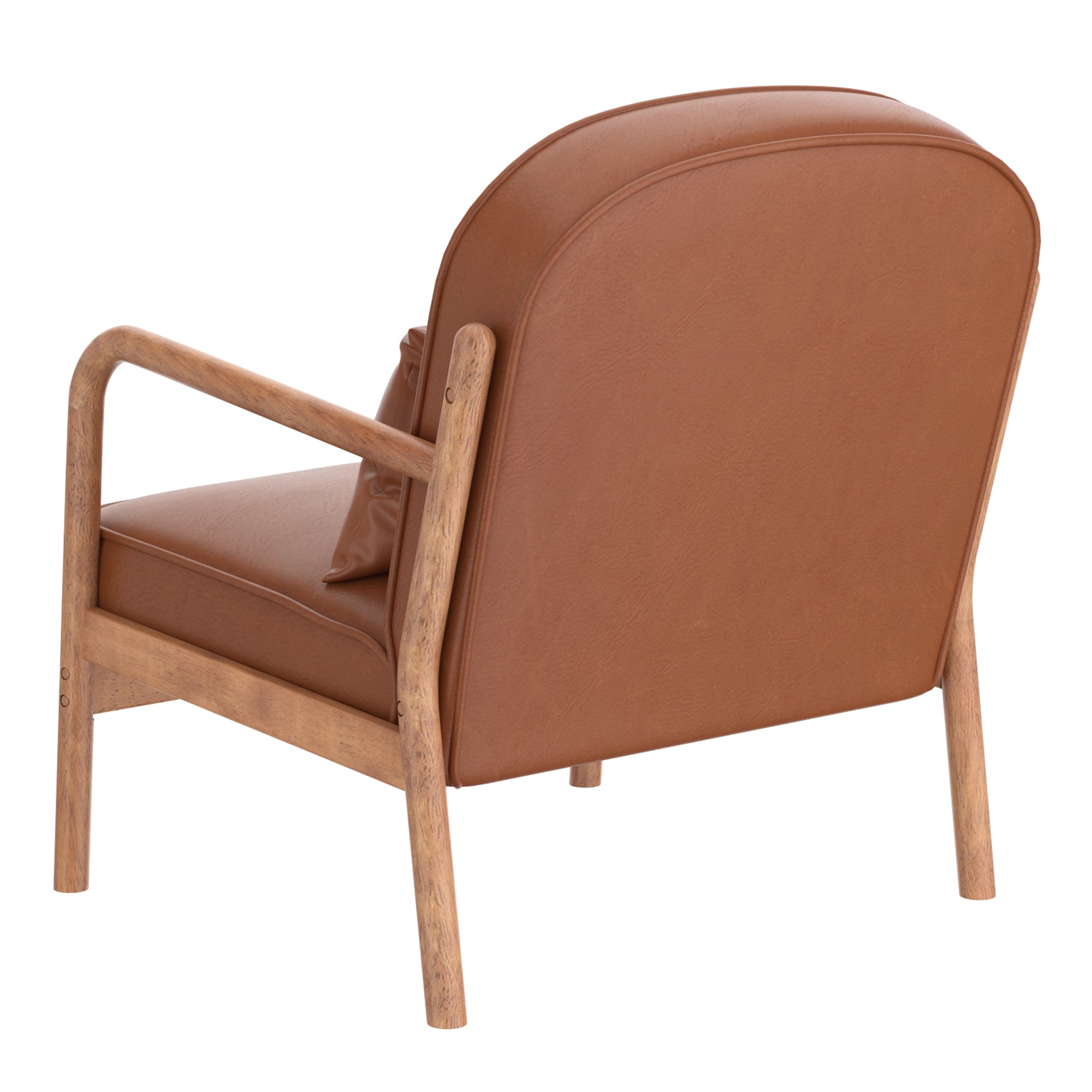 WorldwideFANI - ACCENT CHAIR PU - SADDLE