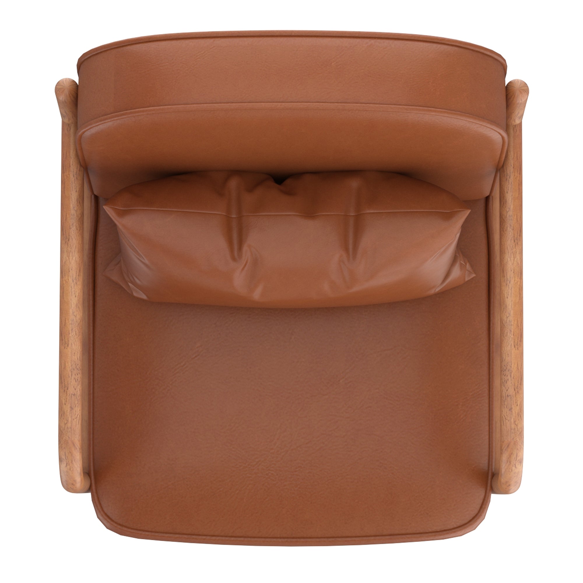 WorldwideFANI - ACCENT CHAIR PU - SADDLE