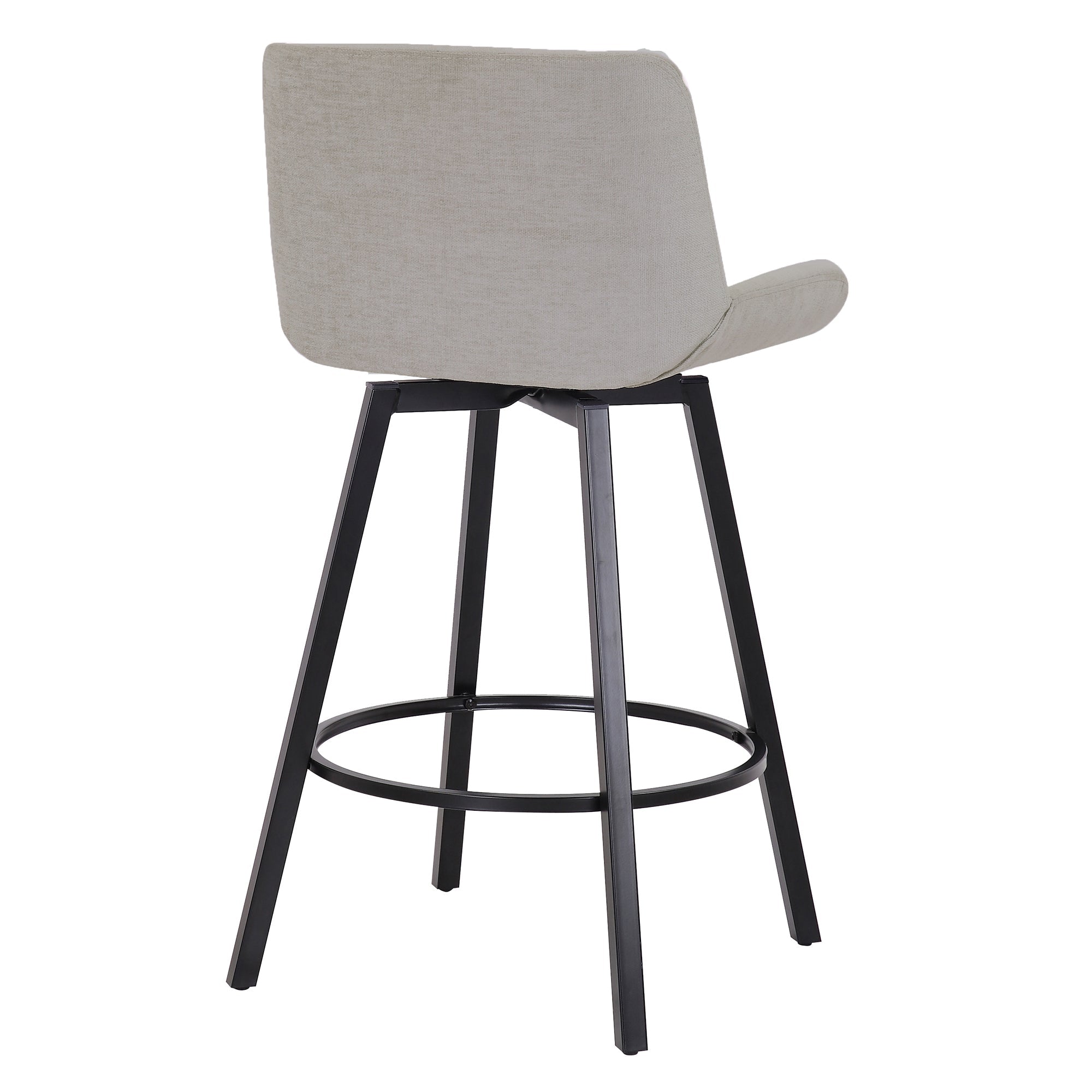 WorldwideFERN - 26'' COUNTER STOOL FABRIC - GREY