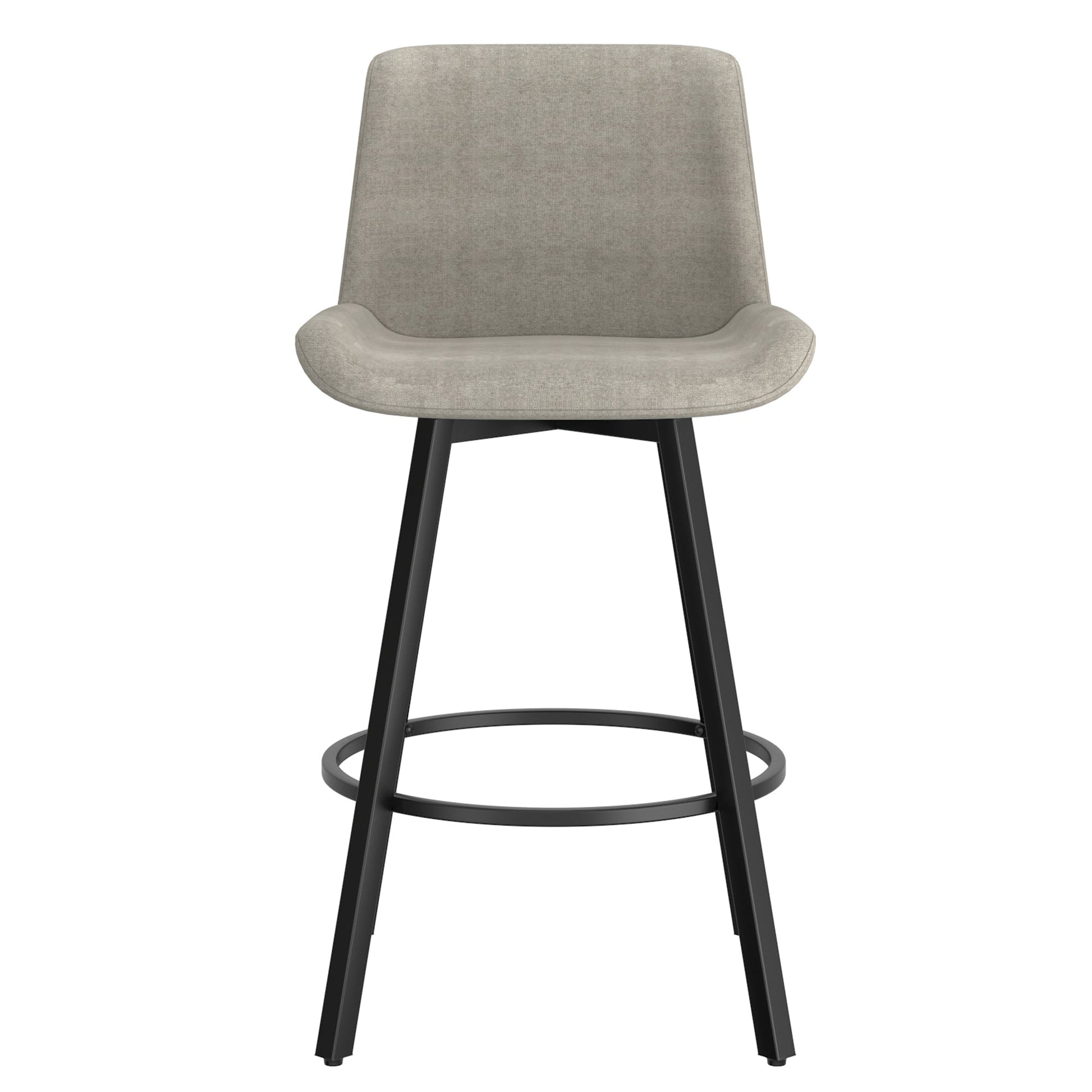 WorldwideFERN - 26'' COUNTER STOOL FABRIC - GREY