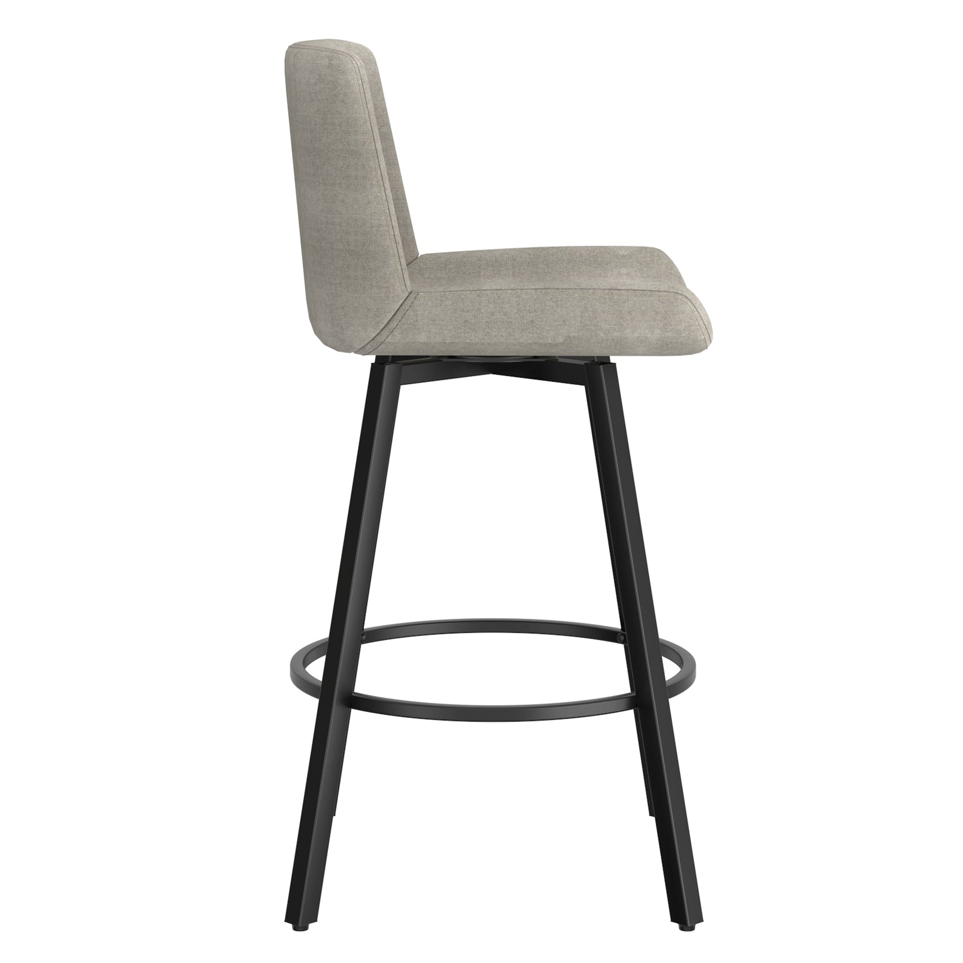 WorldwideFERN - 26'' COUNTER STOOL FABRIC - GREY