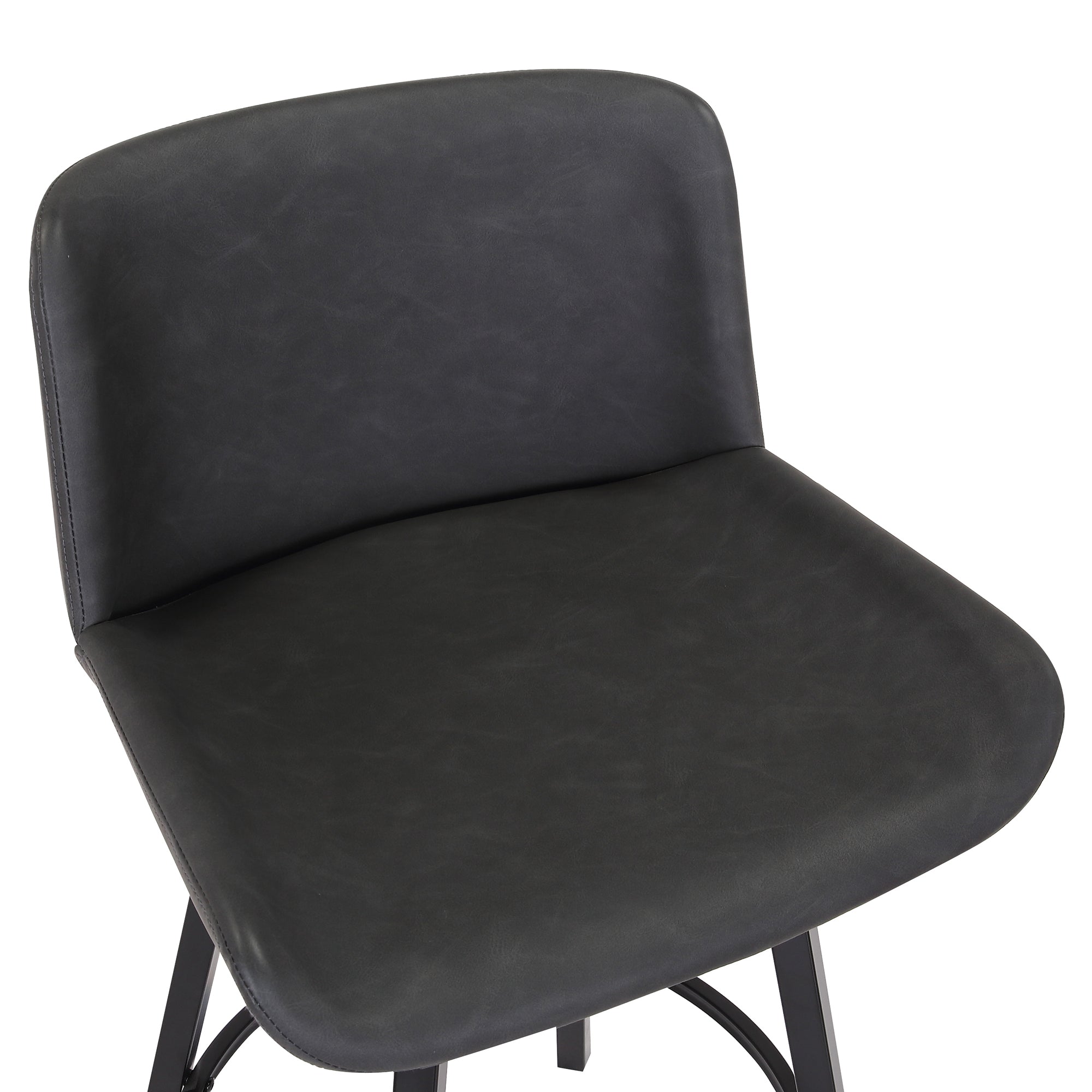 WorldwideFERN - 26'' COUNTER STOOL PU - CHARCOAL