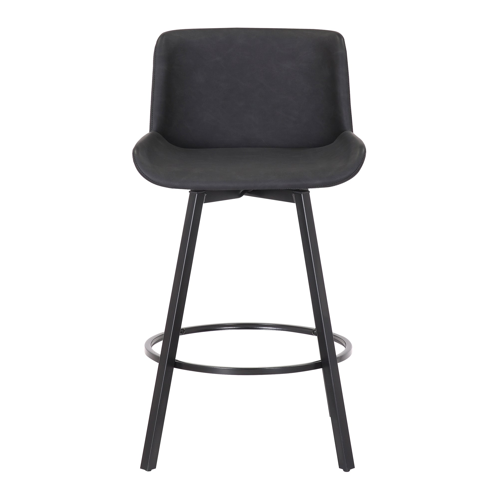 WorldwideFERN - 26'' COUNTER STOOL PU - CHARCOAL