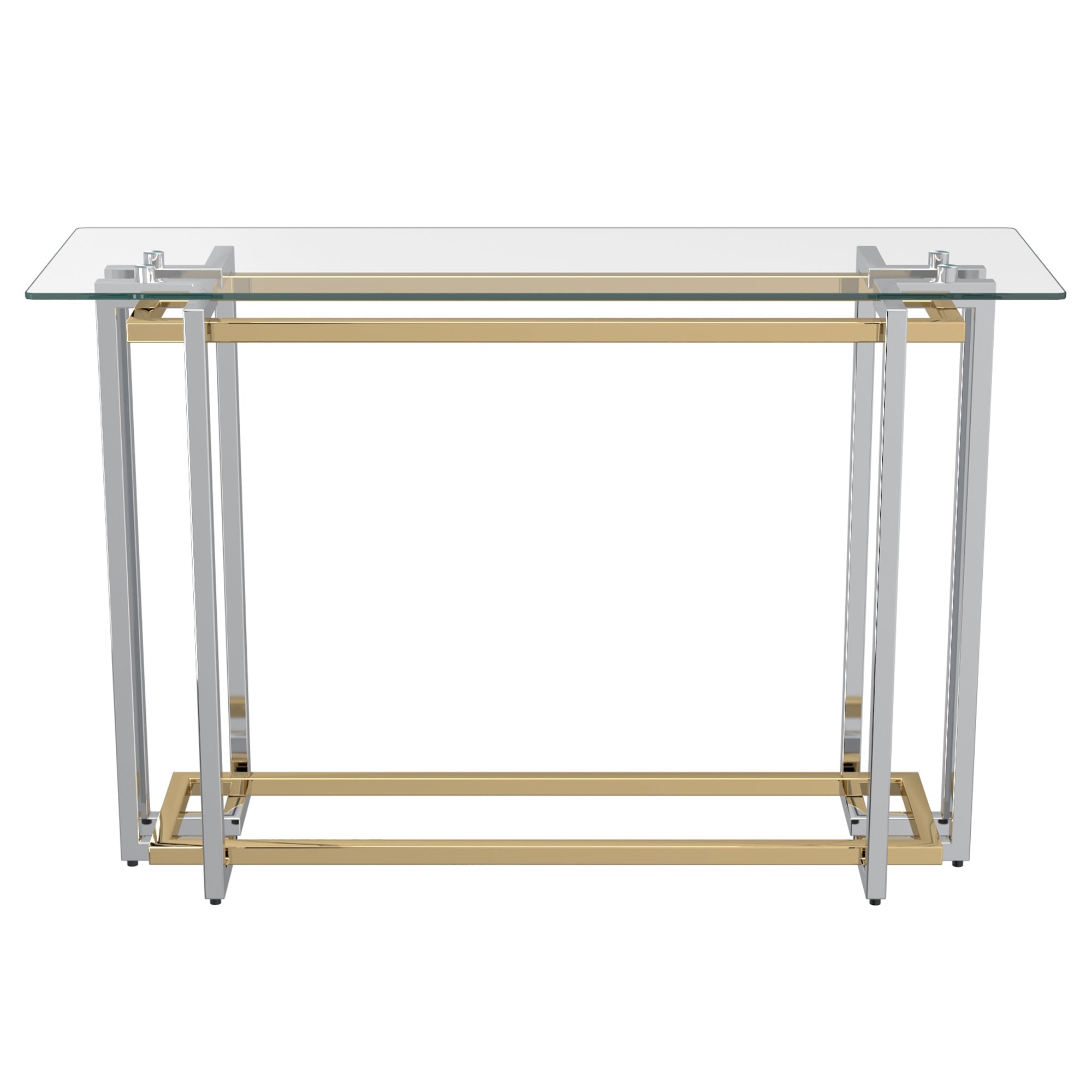 WorldwideFLORINA - CONSOLE TABLE - SILVER/GOLD