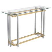WorldwideFLORINA - CONSOLE TABLE - SILVER/GOLD