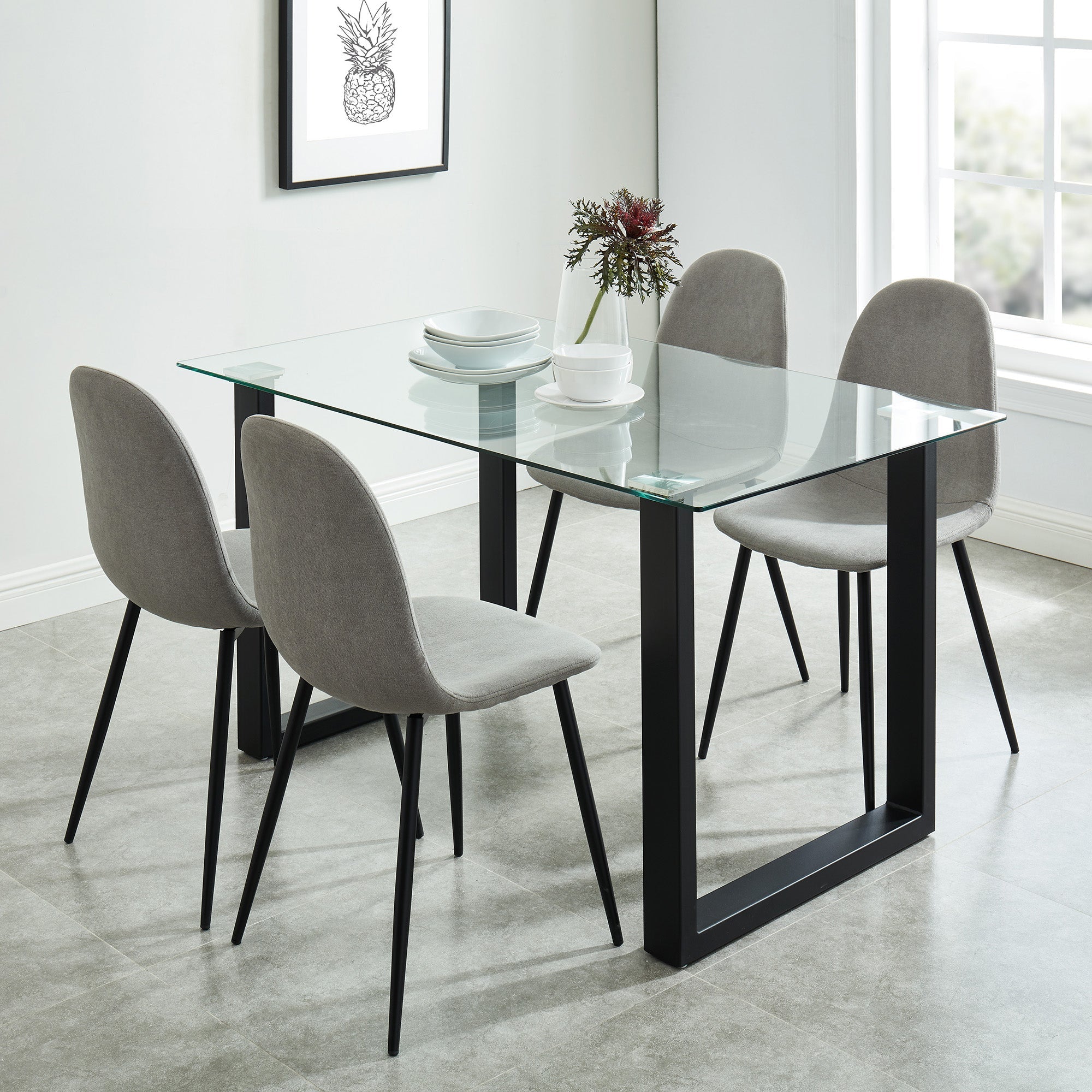 WorldwideFRANCO - DINING TABLE - BLACK