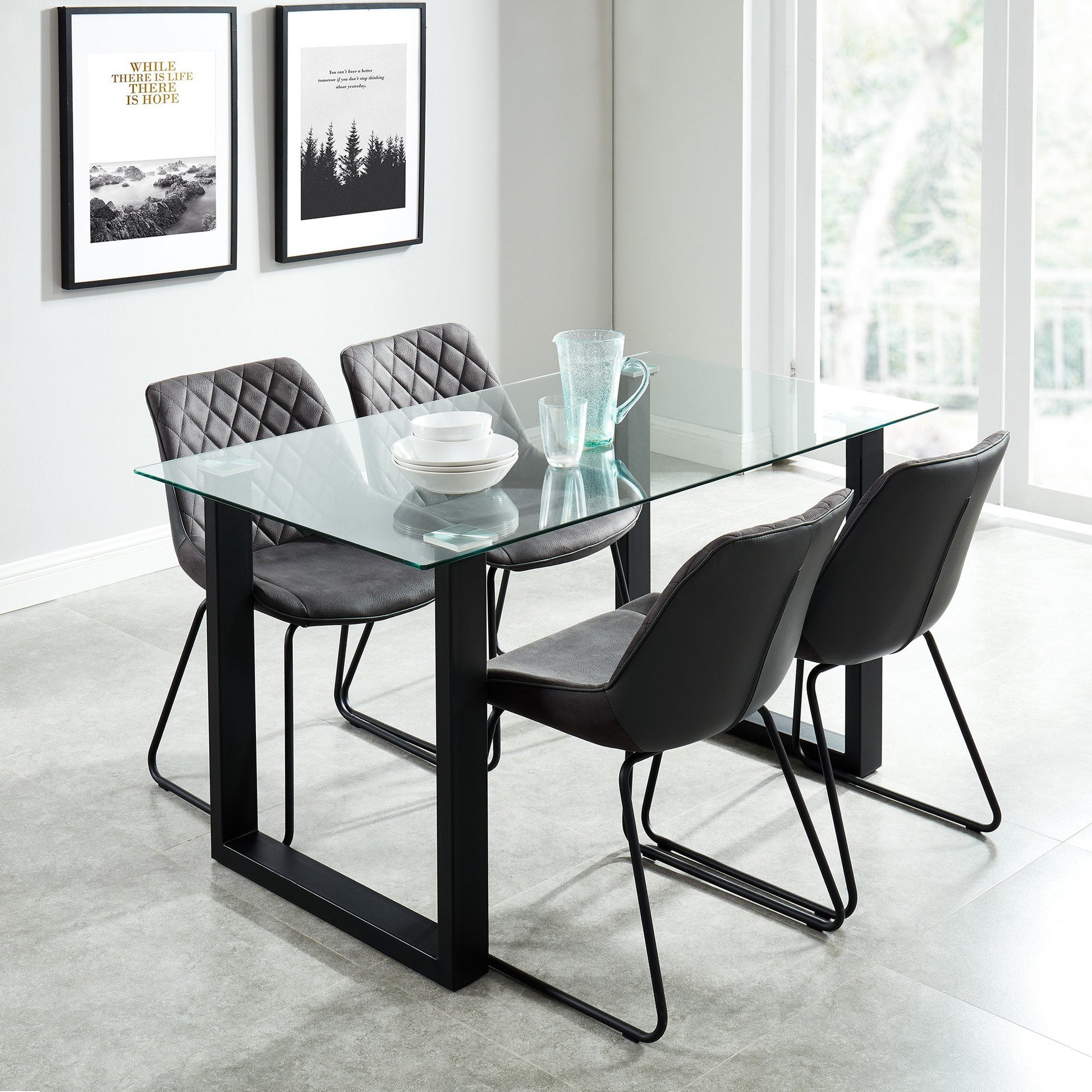 WorldwideFRANCO - DINING TABLE - BLACK