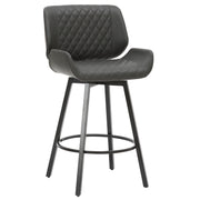 WorldwideFRASER - 26'' COUNTER STOOL PU - CHARCOAL