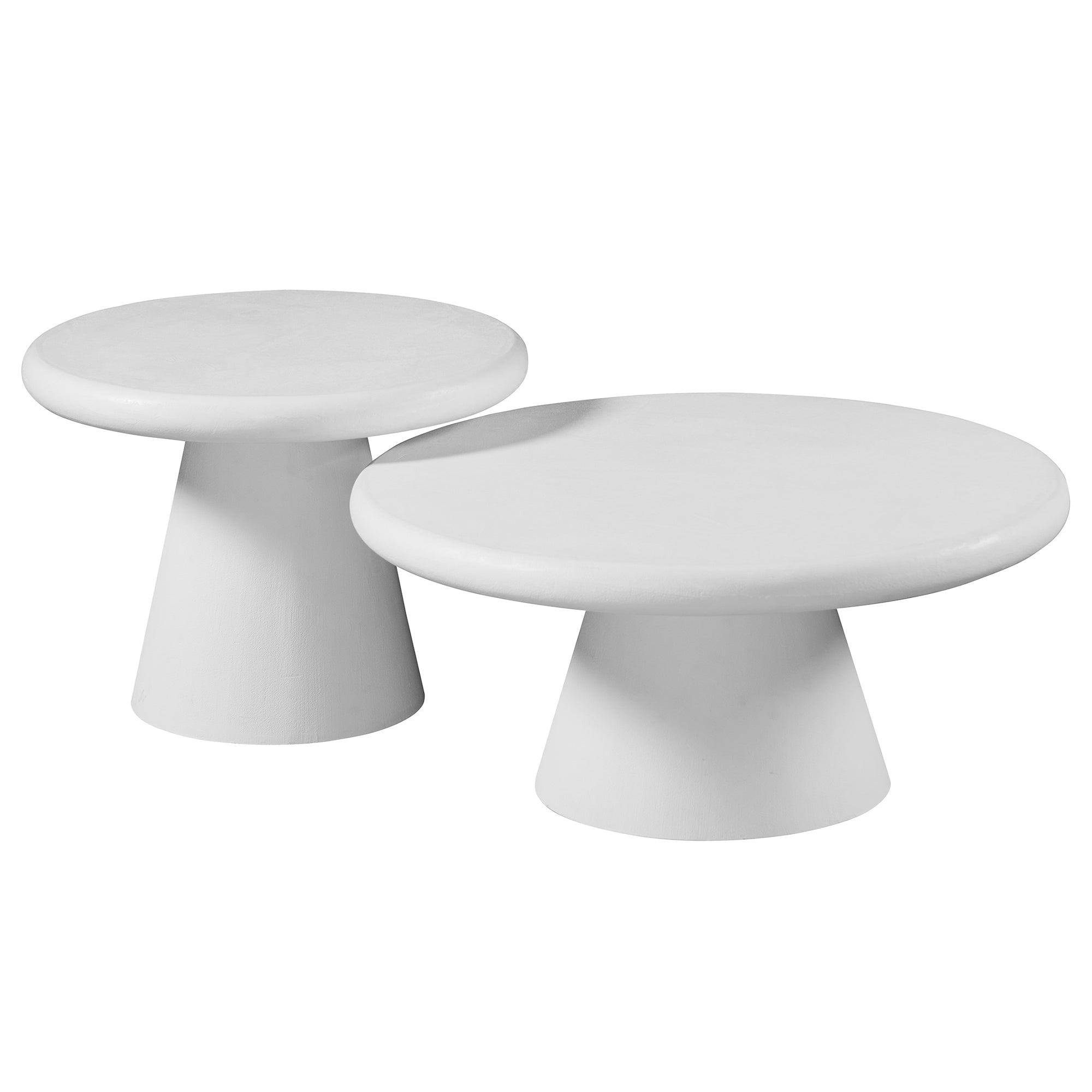 WorldwideGALIO - 2PC COFFEE TABLE SET - WHITE