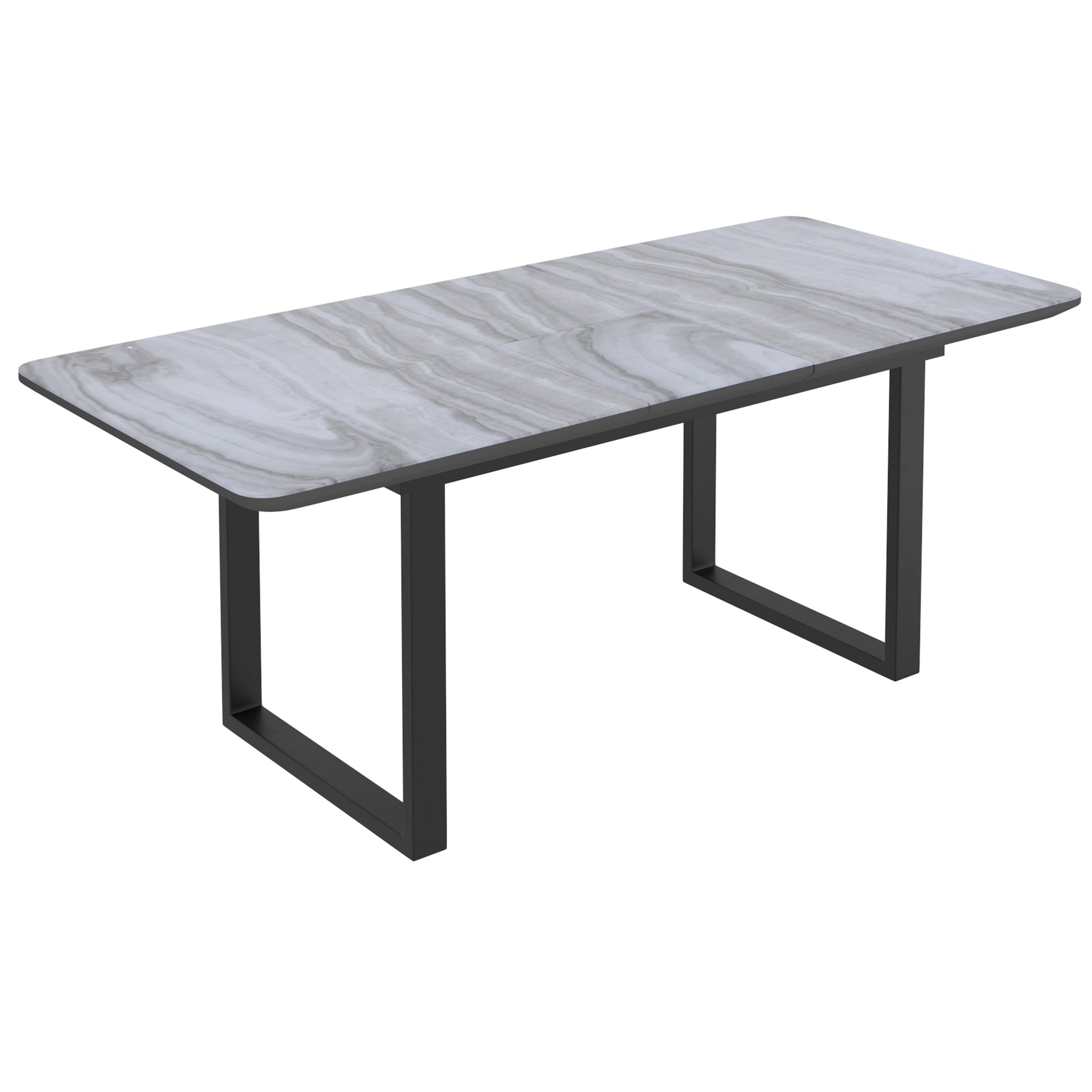 WorldwideGAVIN - EXTENSION DINING TABLE - BLACK