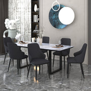 WorldwideGAVIN_KASH BLK - 7PC DINING SET