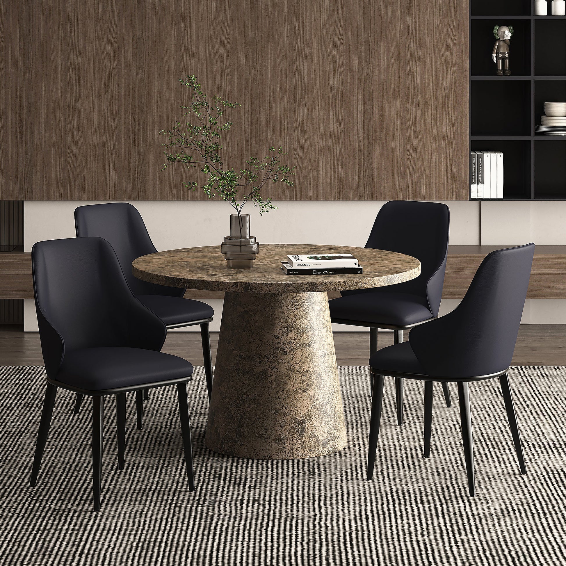 WorldwideGODIVA - DINING TABLE - GREY STONE